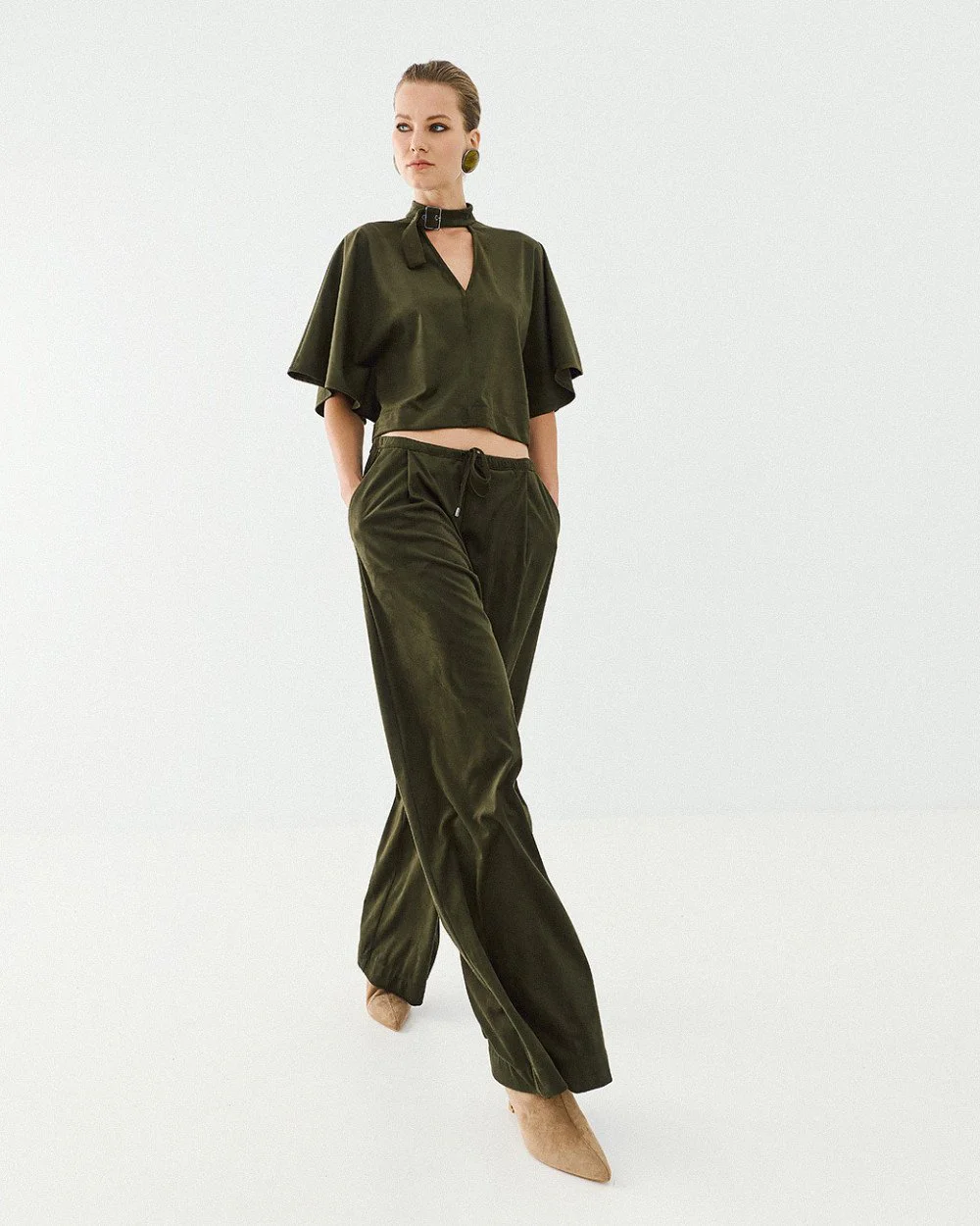 Olive Trousers - 64-5062