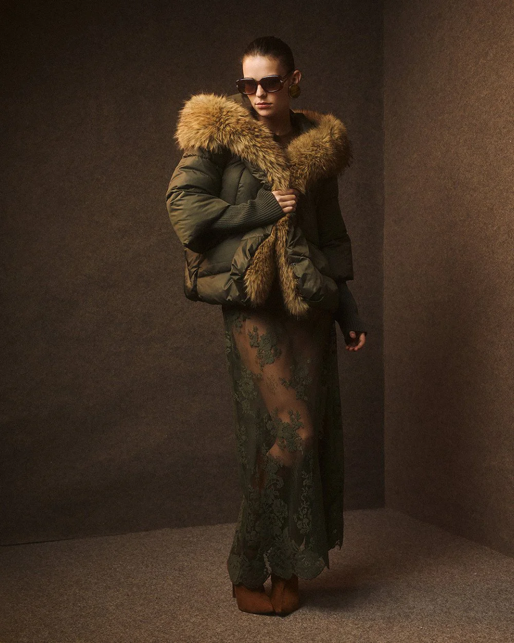 Olive Jacket - 64-9108