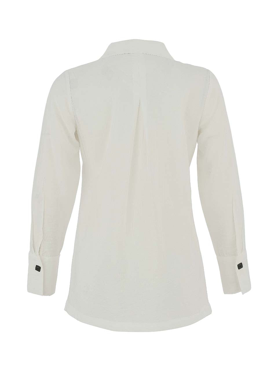 Off White Long Shirt - 75162