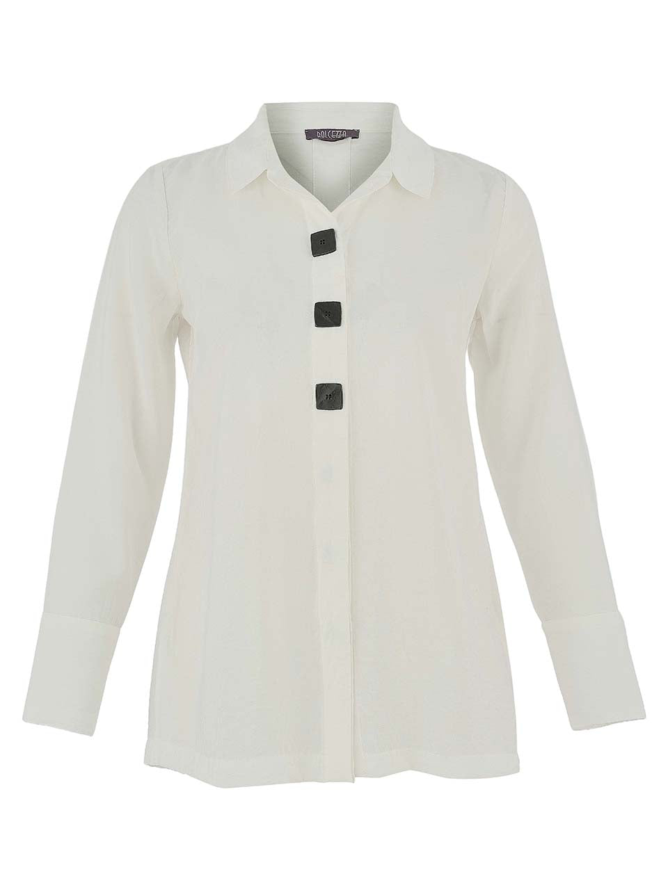 Off White Long Shirt - 75162