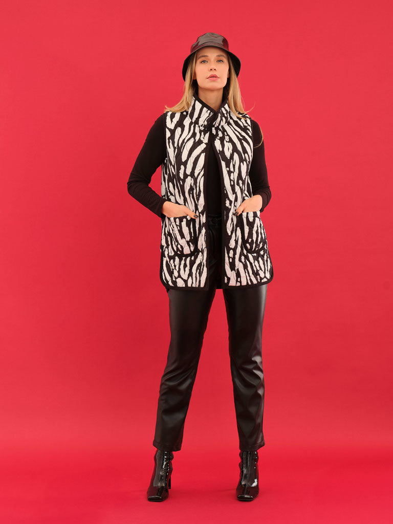 Monochrome Reversible Gilet - 75165