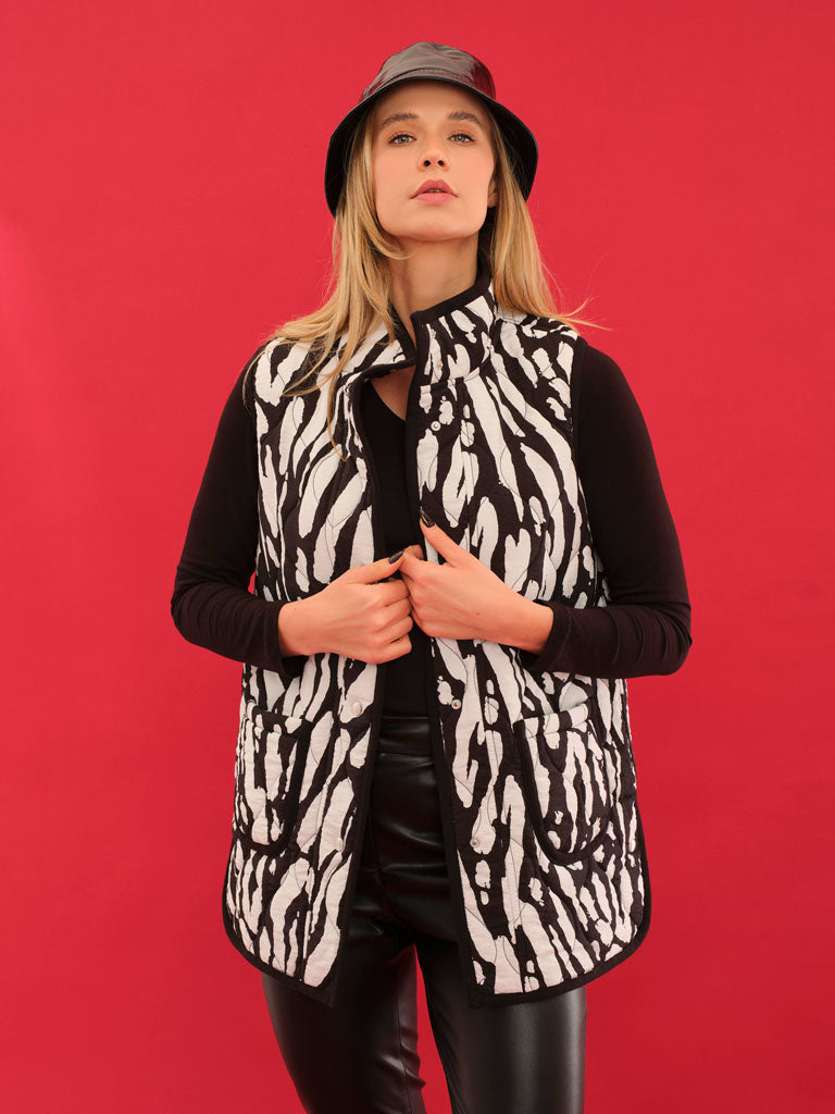 Monochrome Reversible Gilet - 75165