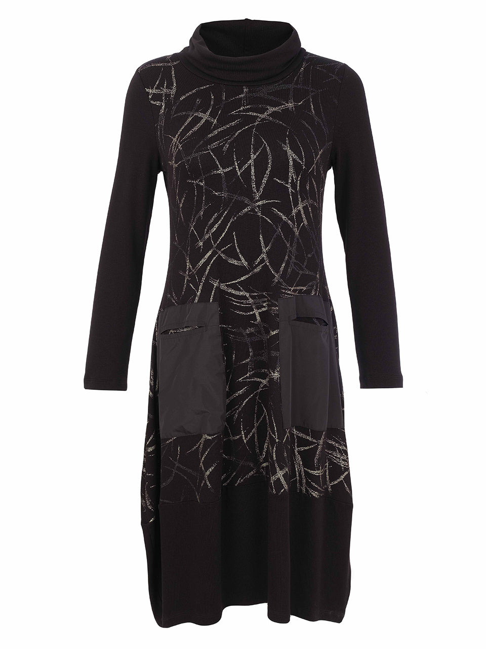 Living On The Edge Black Dress - 76134