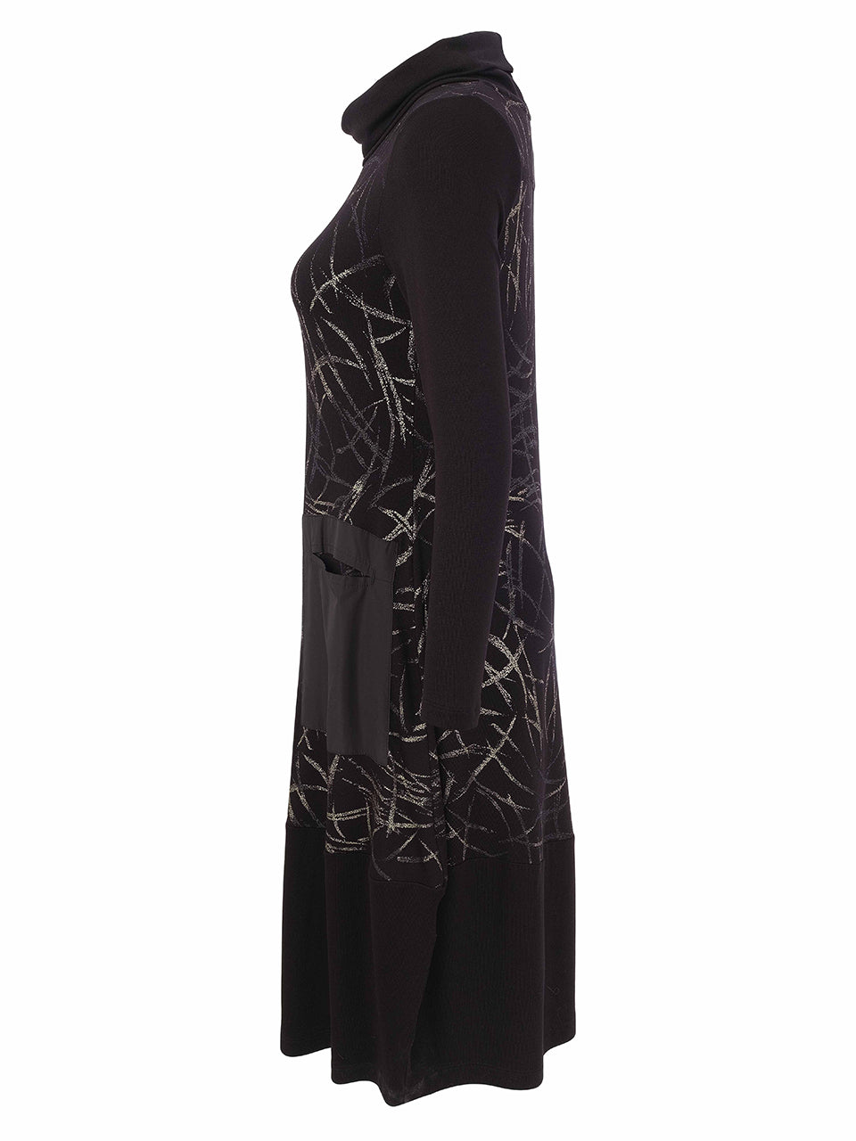 Living On The Edge Black Dress - 76134