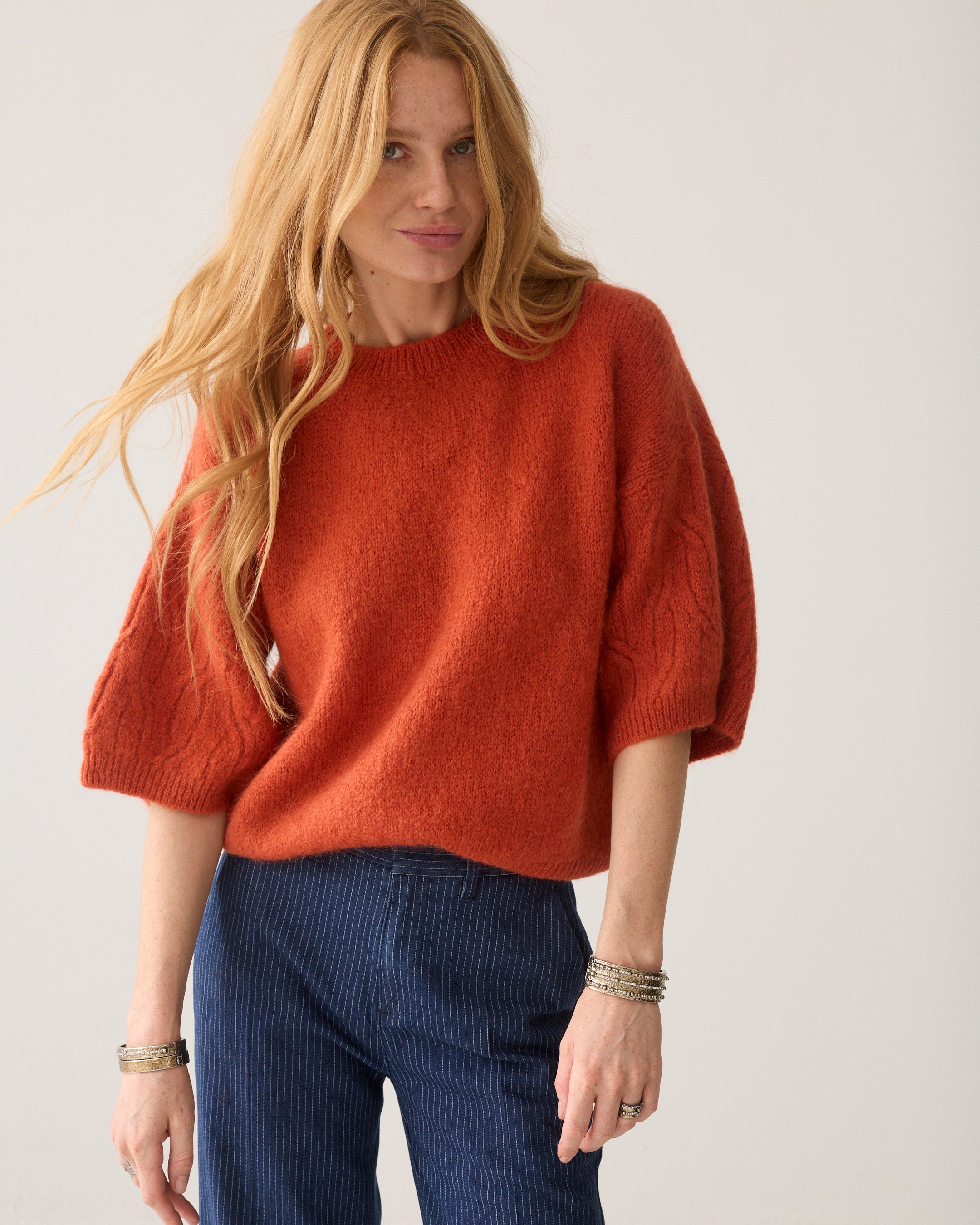Goji Berry Boxy Sweater - 7s8040