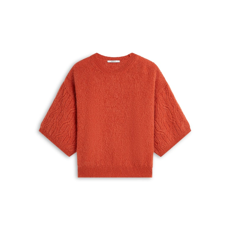 Goji Berry Boxy Sweater - 7s8040
