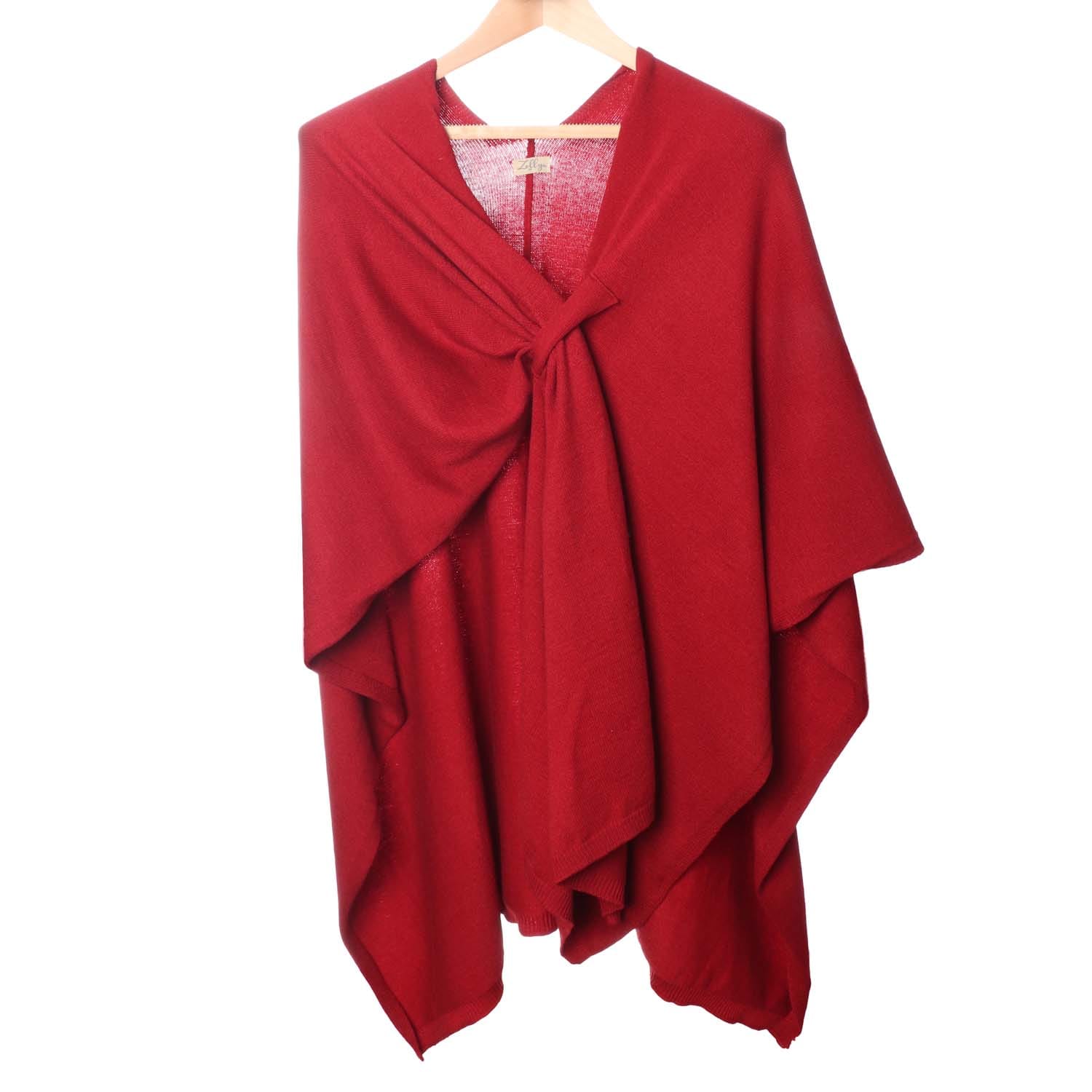 Red Pull Through Poncho - 8003618