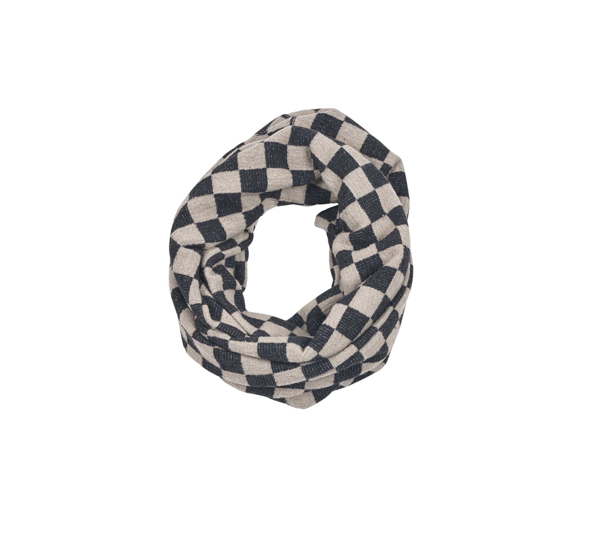 Check Crincle Scarf - 8042