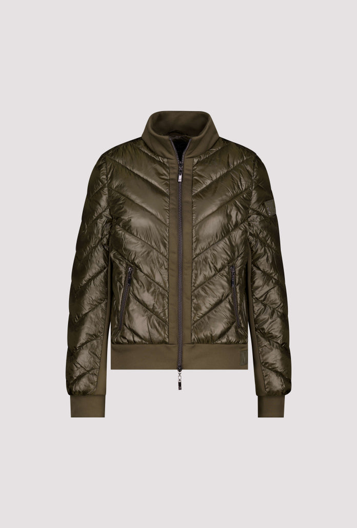 Olive Quilted Jacket - 809755