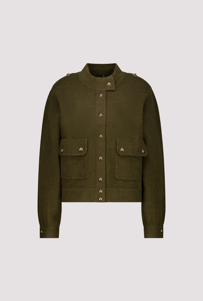 Olive Cardigan Jacket - 809935