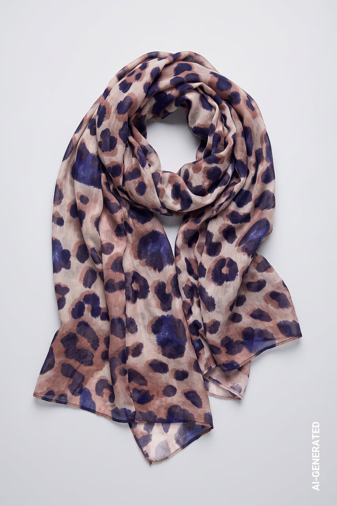 Tiramisu Leo Print Scarf - 810267