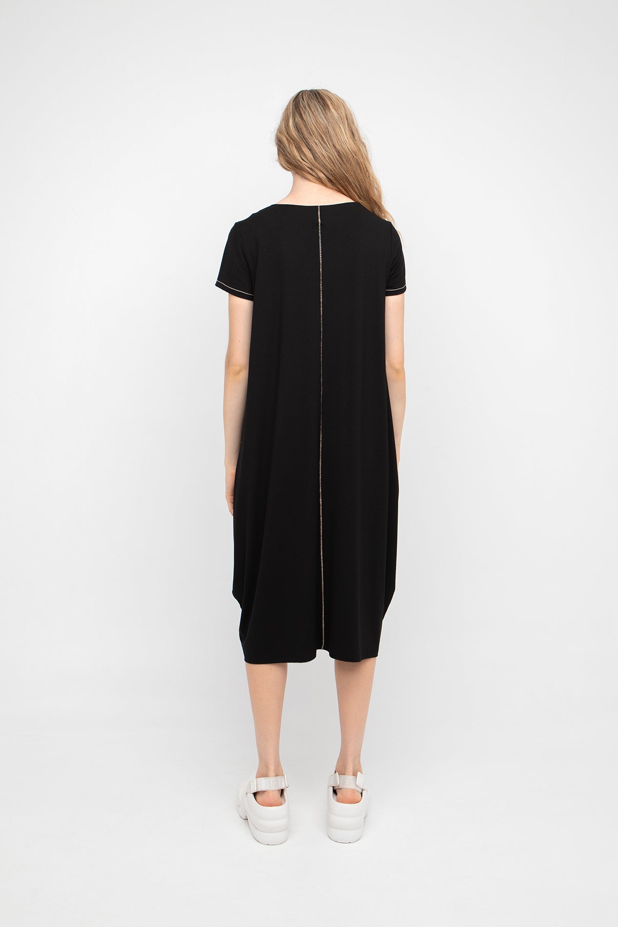 Black Midi Dress - 850234