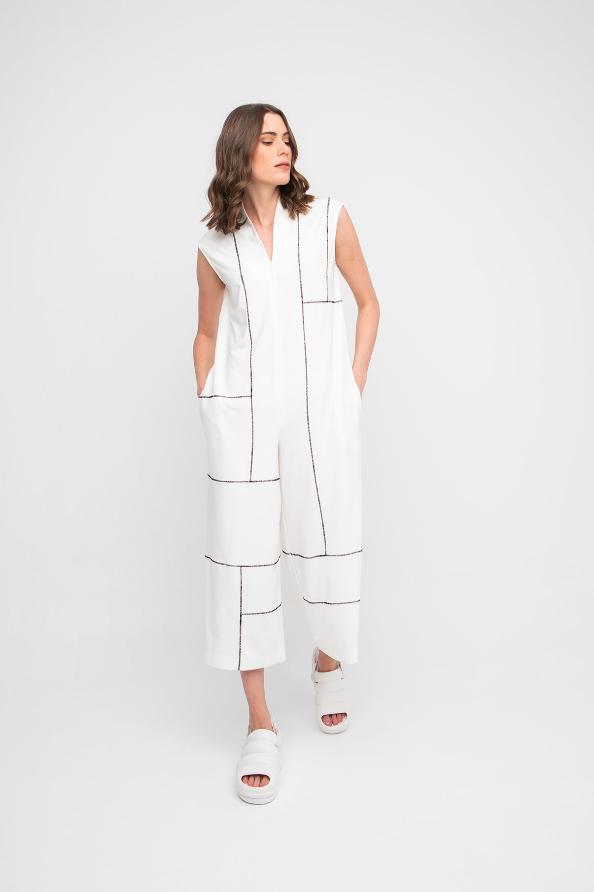 Ivory Jumpsuit - 0604