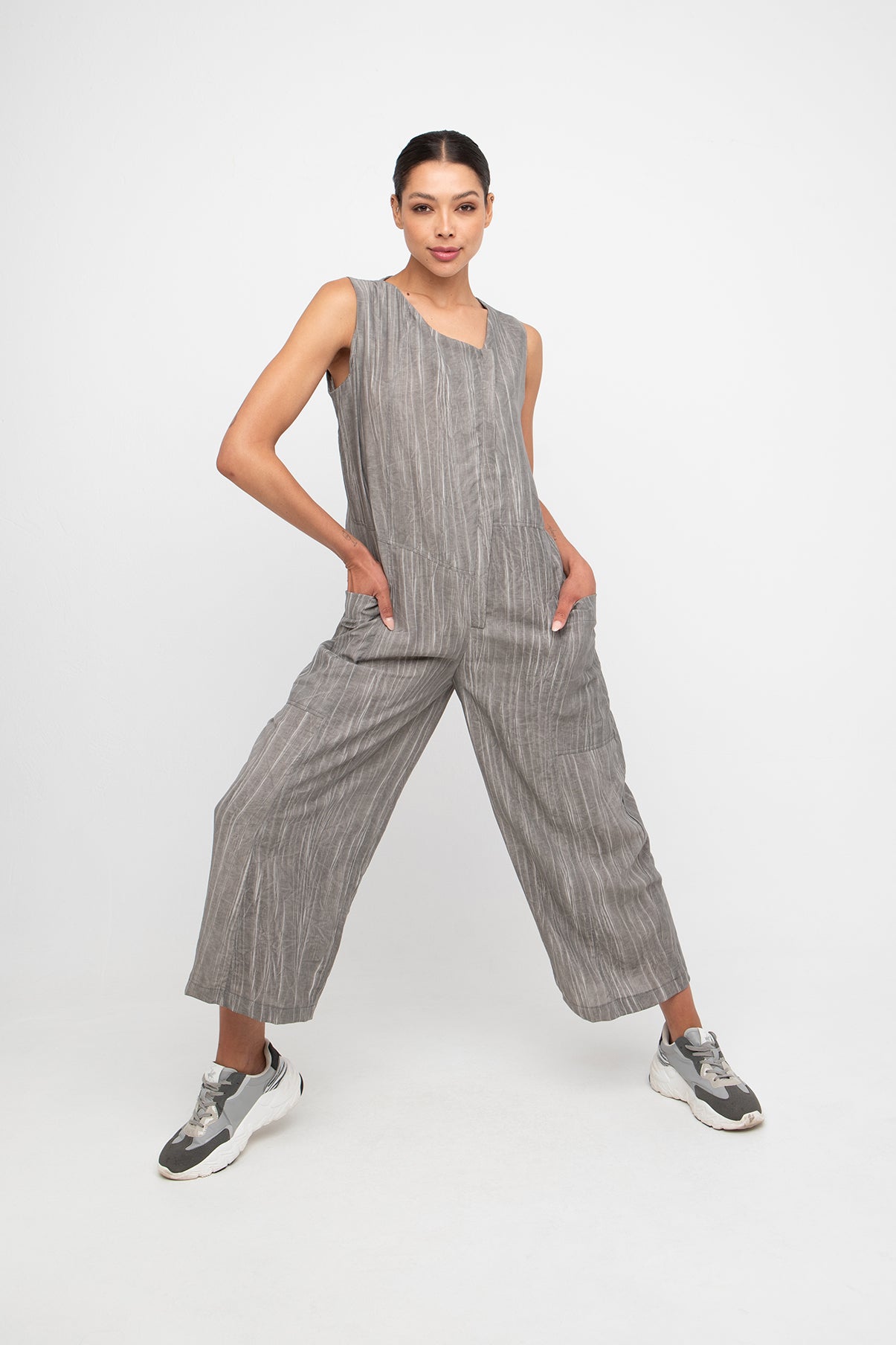 Taupe Jumpsuit - 860974