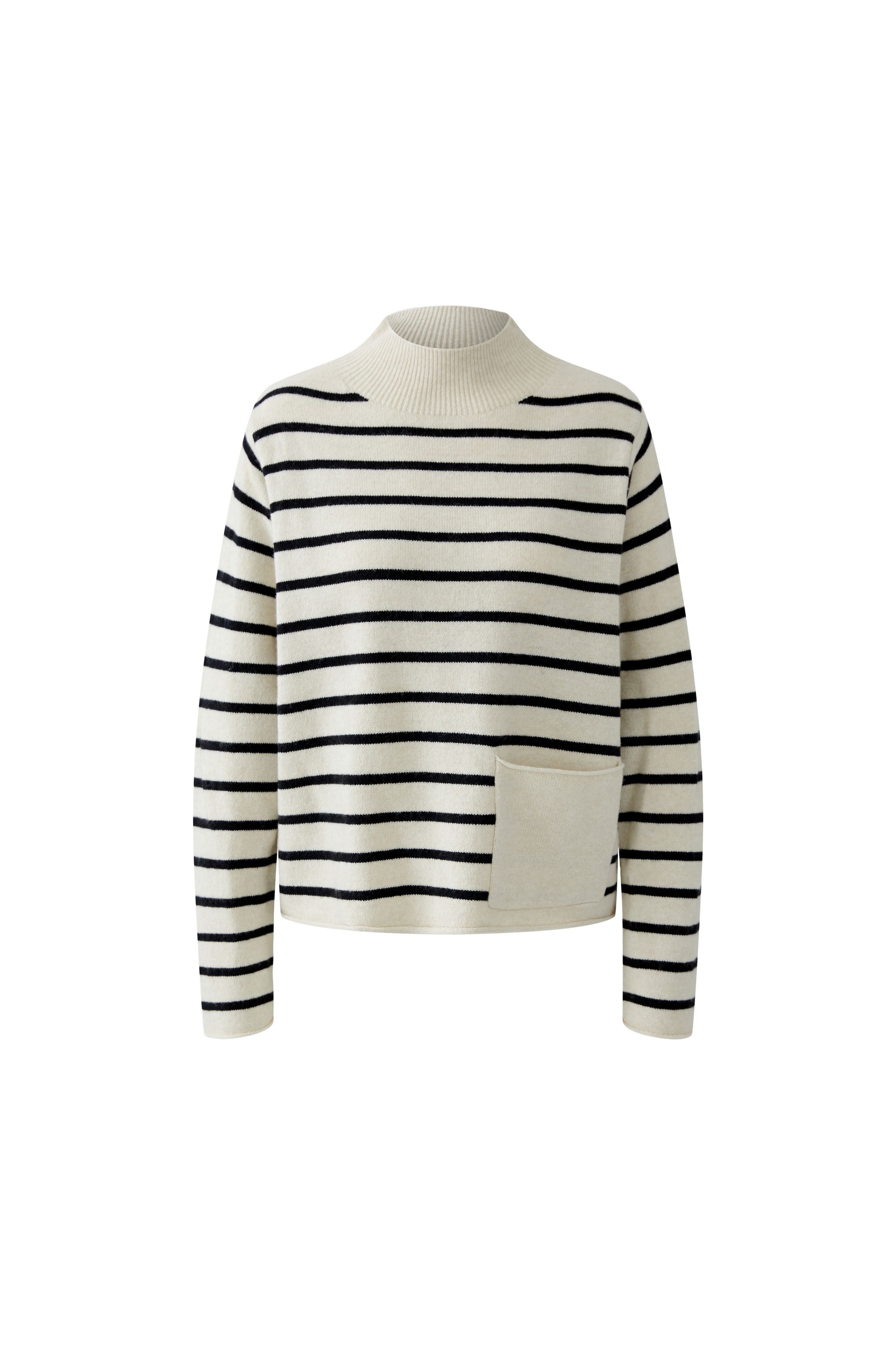 Off White Black Stripe Jumper - 86105