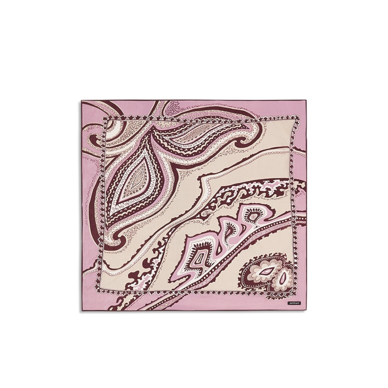 Multicolour Satin Scarf - 8s1105