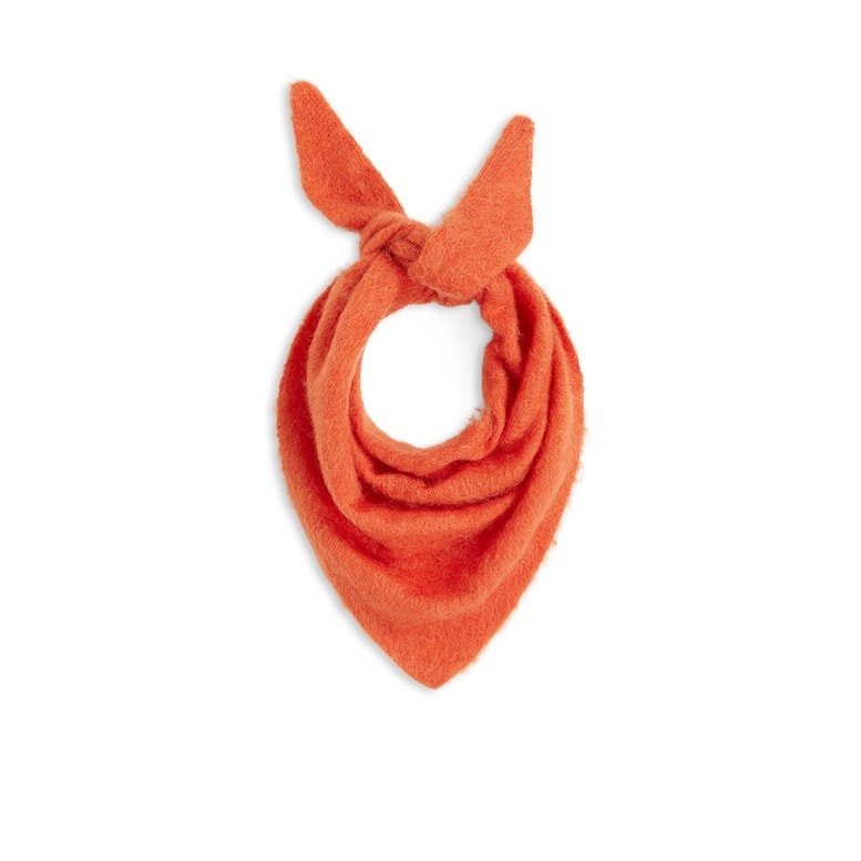 Goji Berry Triangle Scarf - 8s112