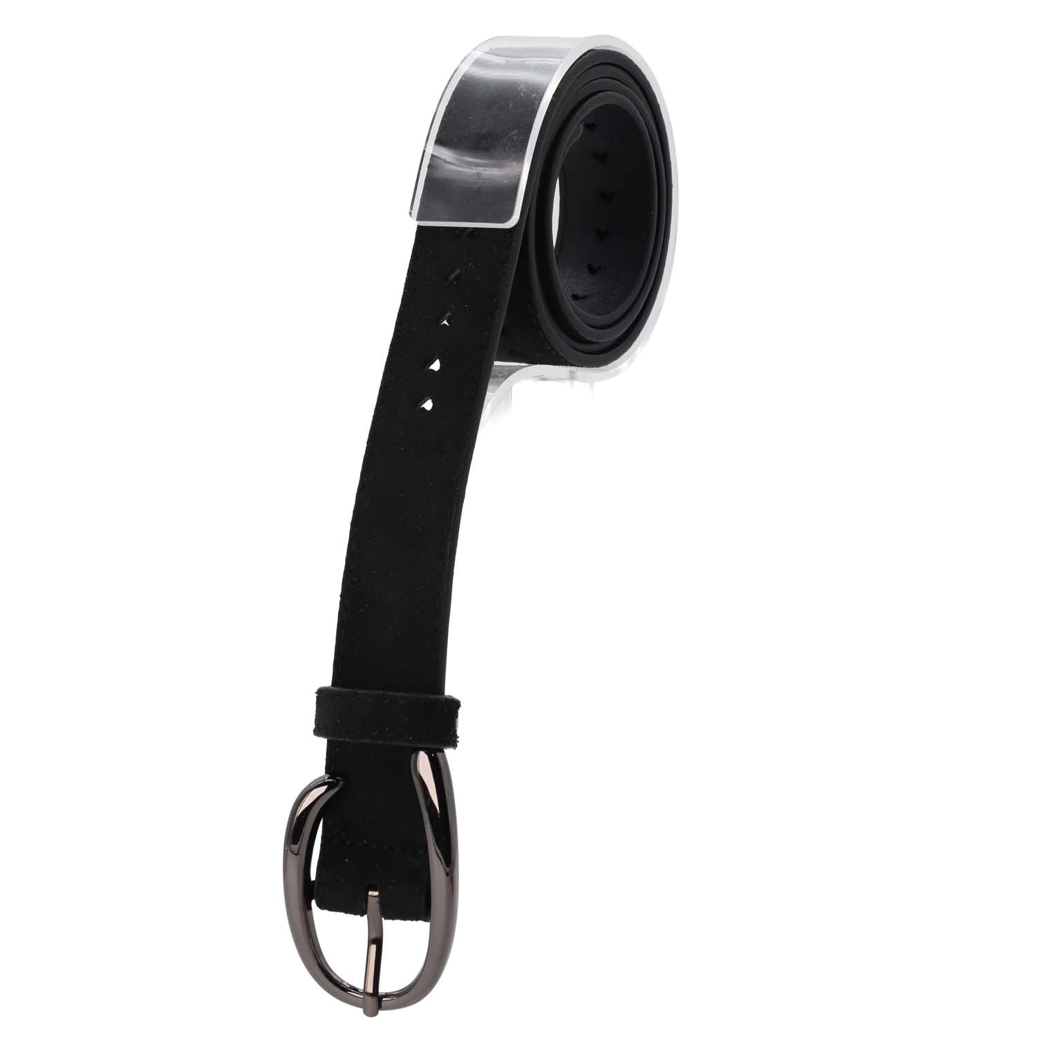 Black Leather Belt - 9000601