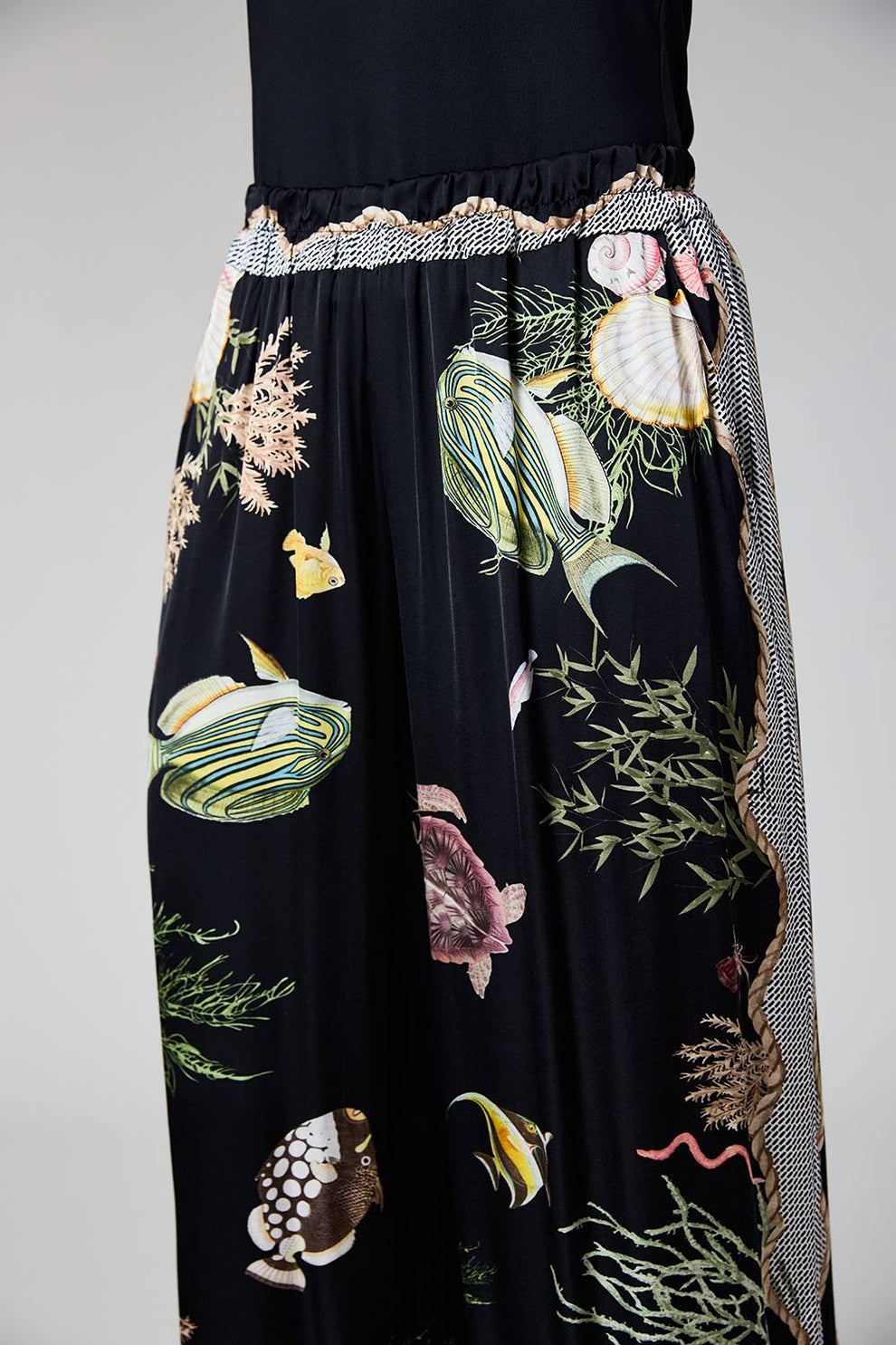 Black Fish Palazzo Pants - 9099