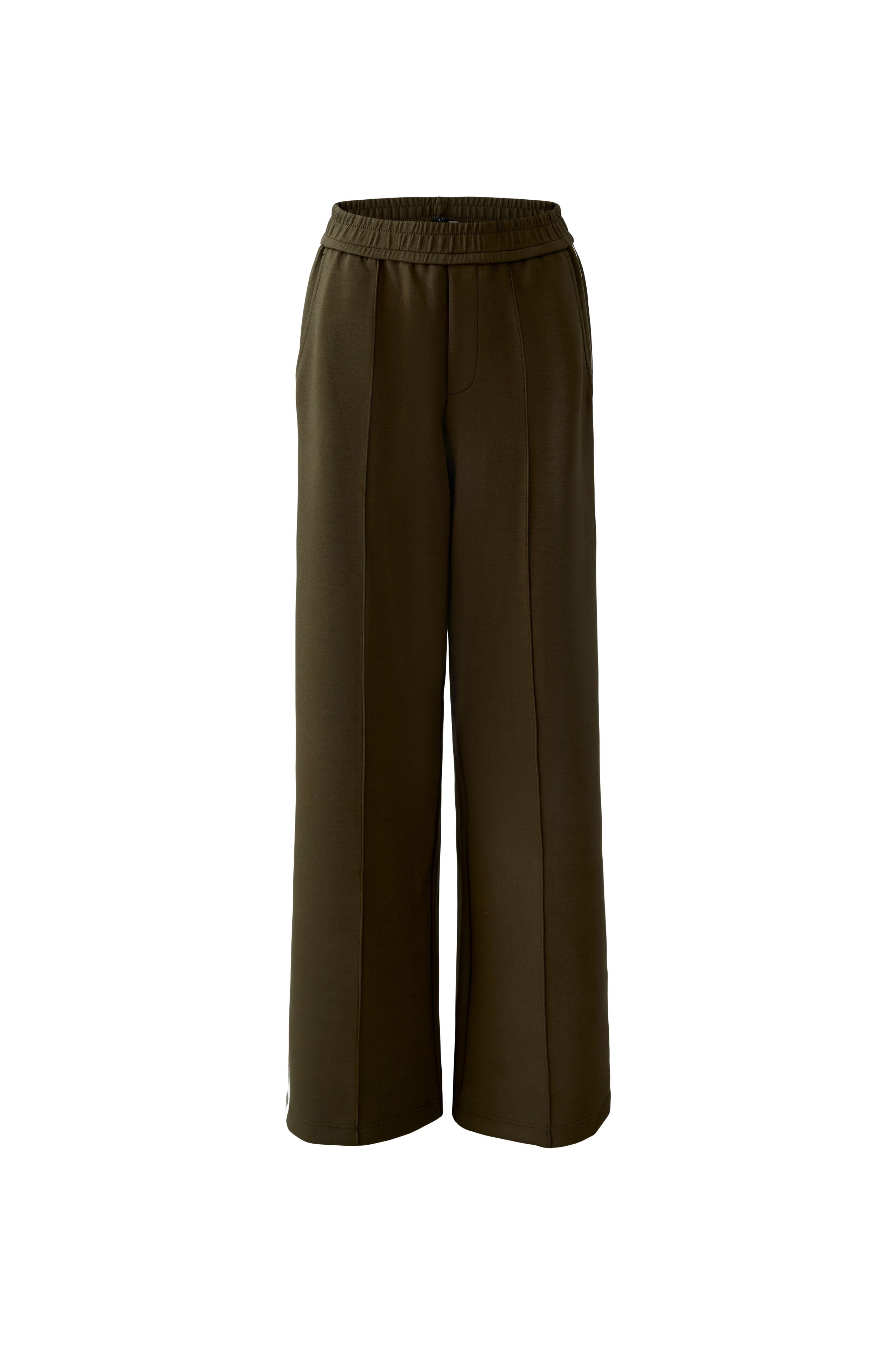 Khaki Off White Stripe Trousers - 94118