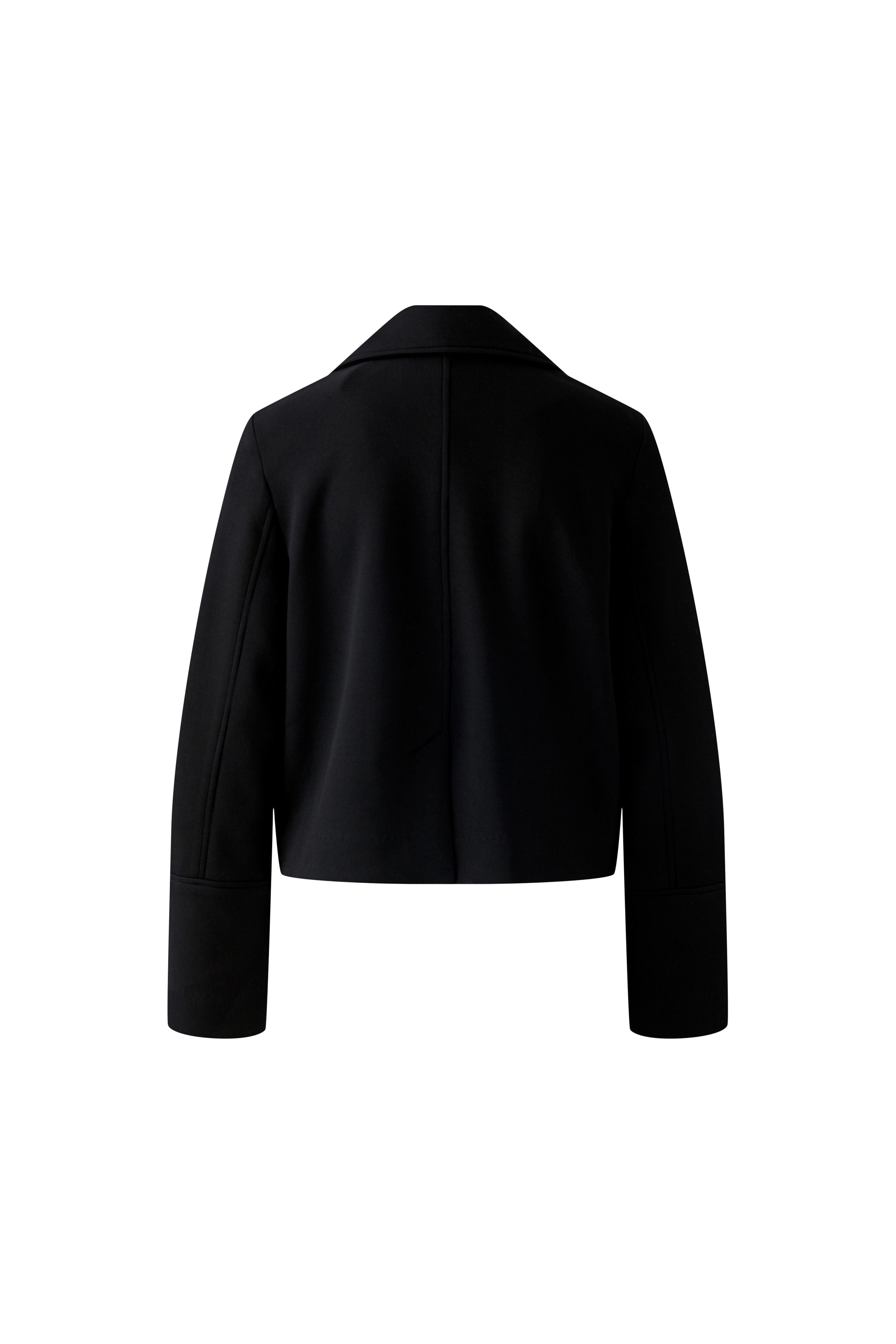 Black Double Breasted Jacket - 94352