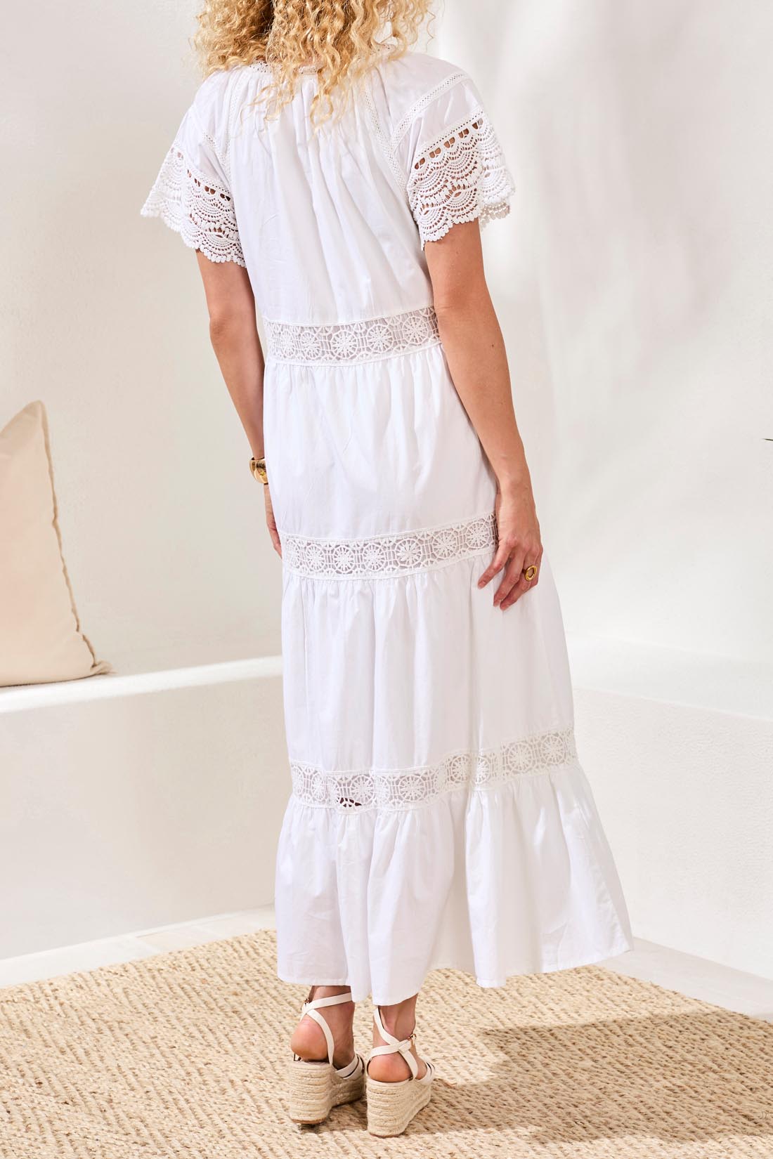 White Maxi Dress - 964O