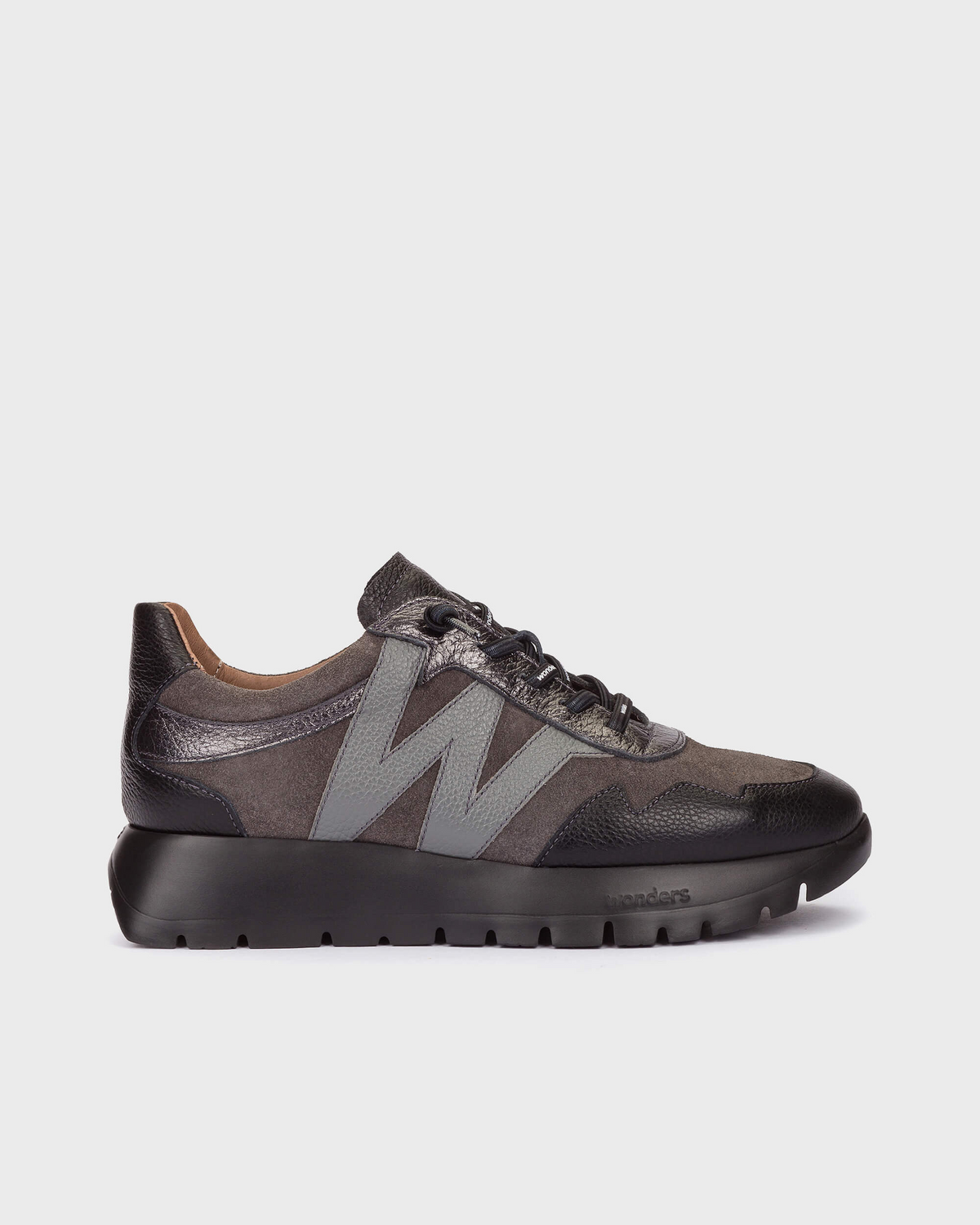 Black & Grey Trainers - A-24110