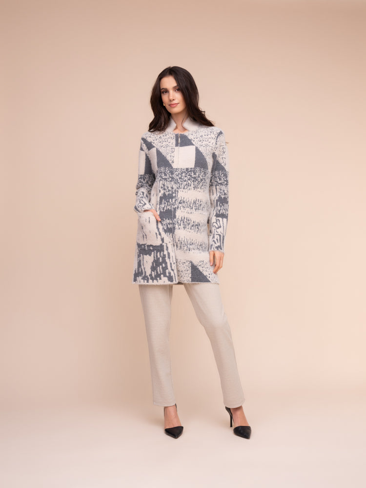 Sand Zip Cardigan - A48020