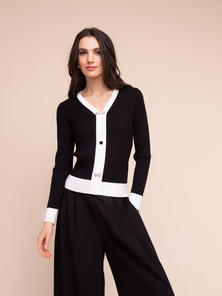 Black & White Sweater - A48065