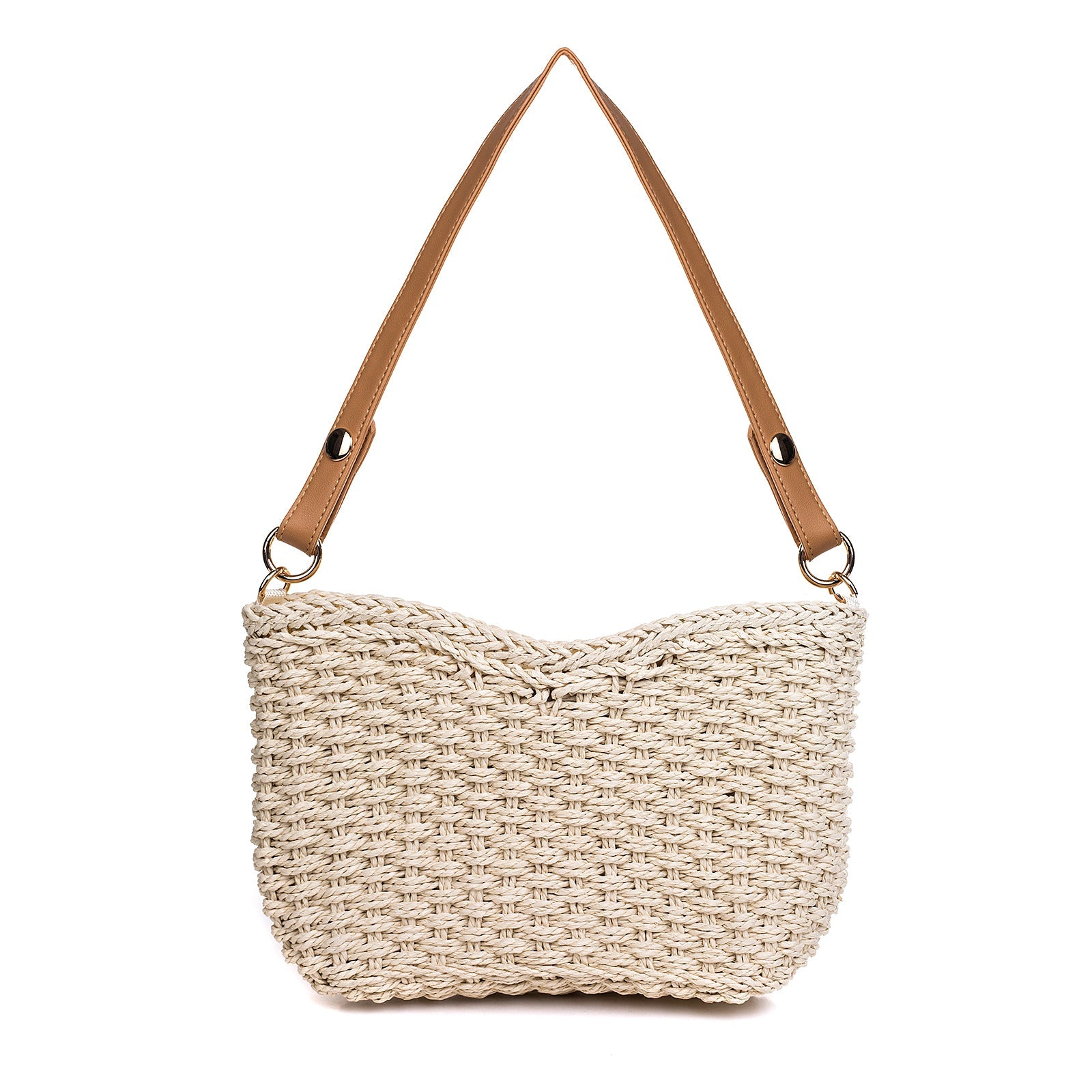 Stone Woven Tote Bag - BAG63