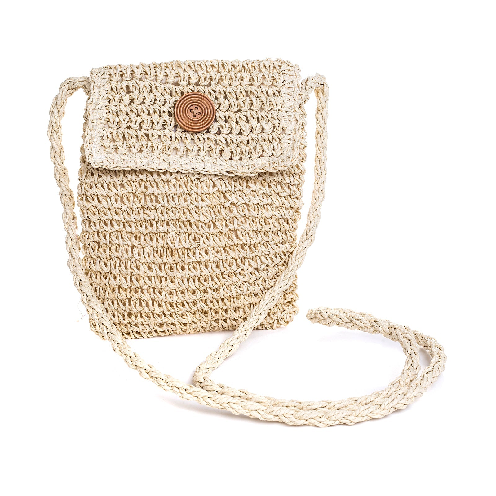 Natural Small Woven Bag - BAG64