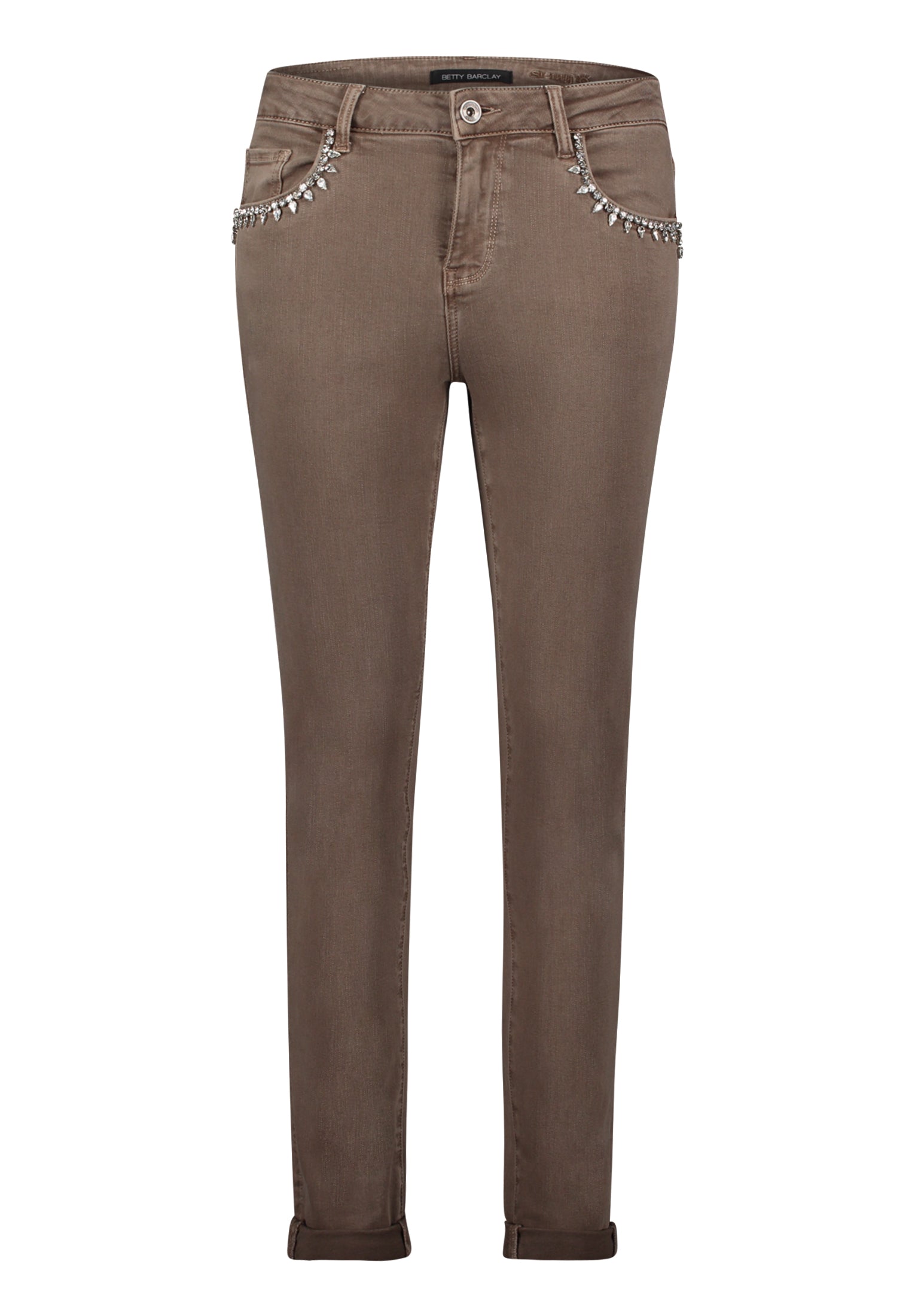 Falcon Rhinestone Edged Jeans - 6085