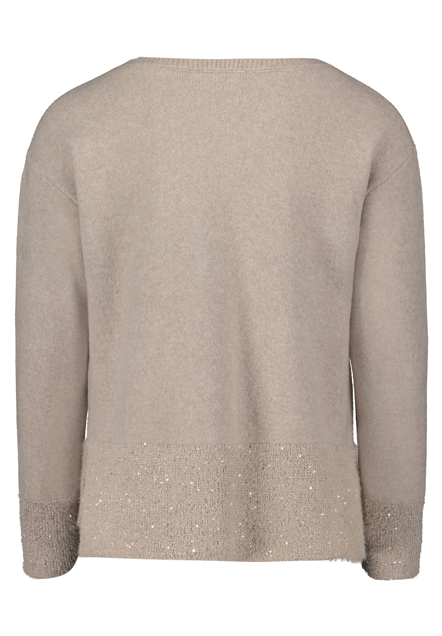 Taupe Sequin Sweater - 5330