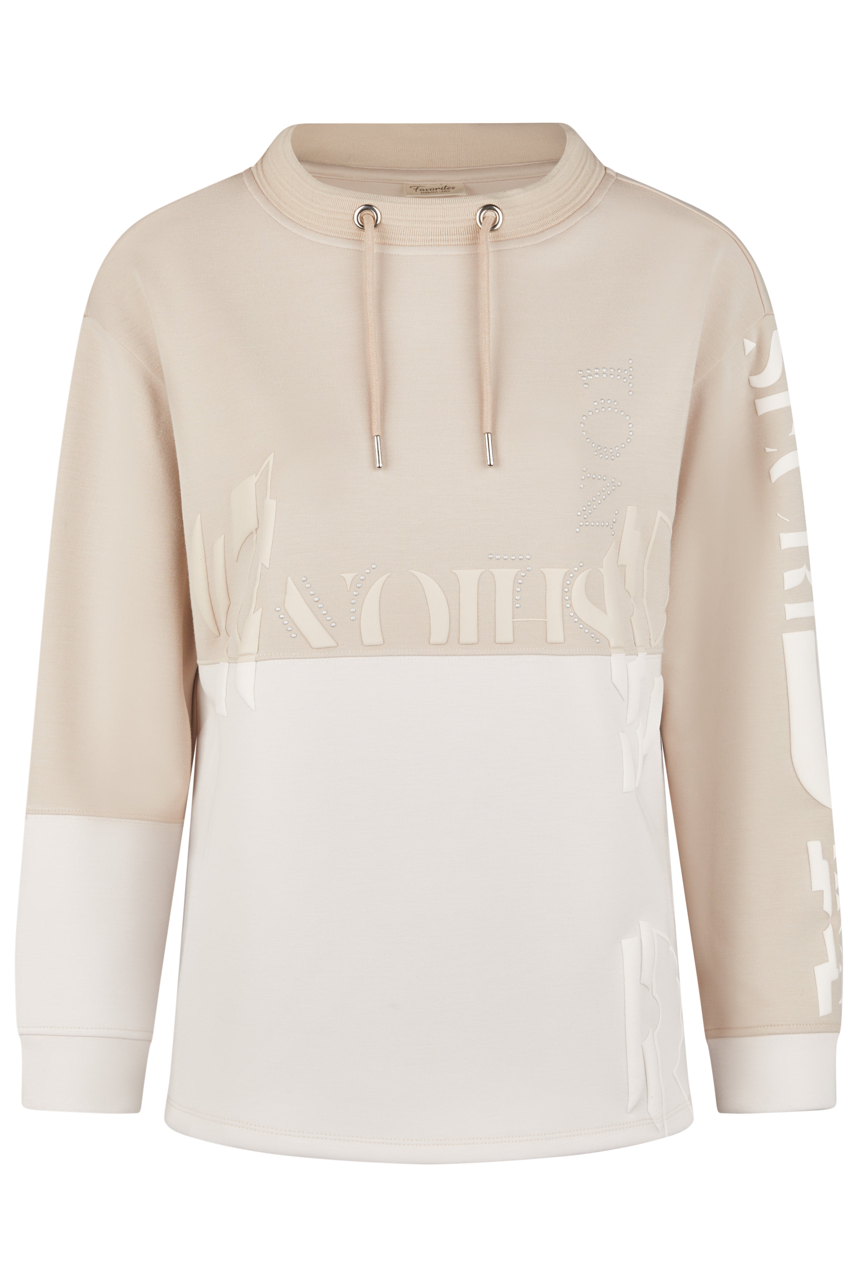 Sand & Off White Sweatshirt - 36620052
