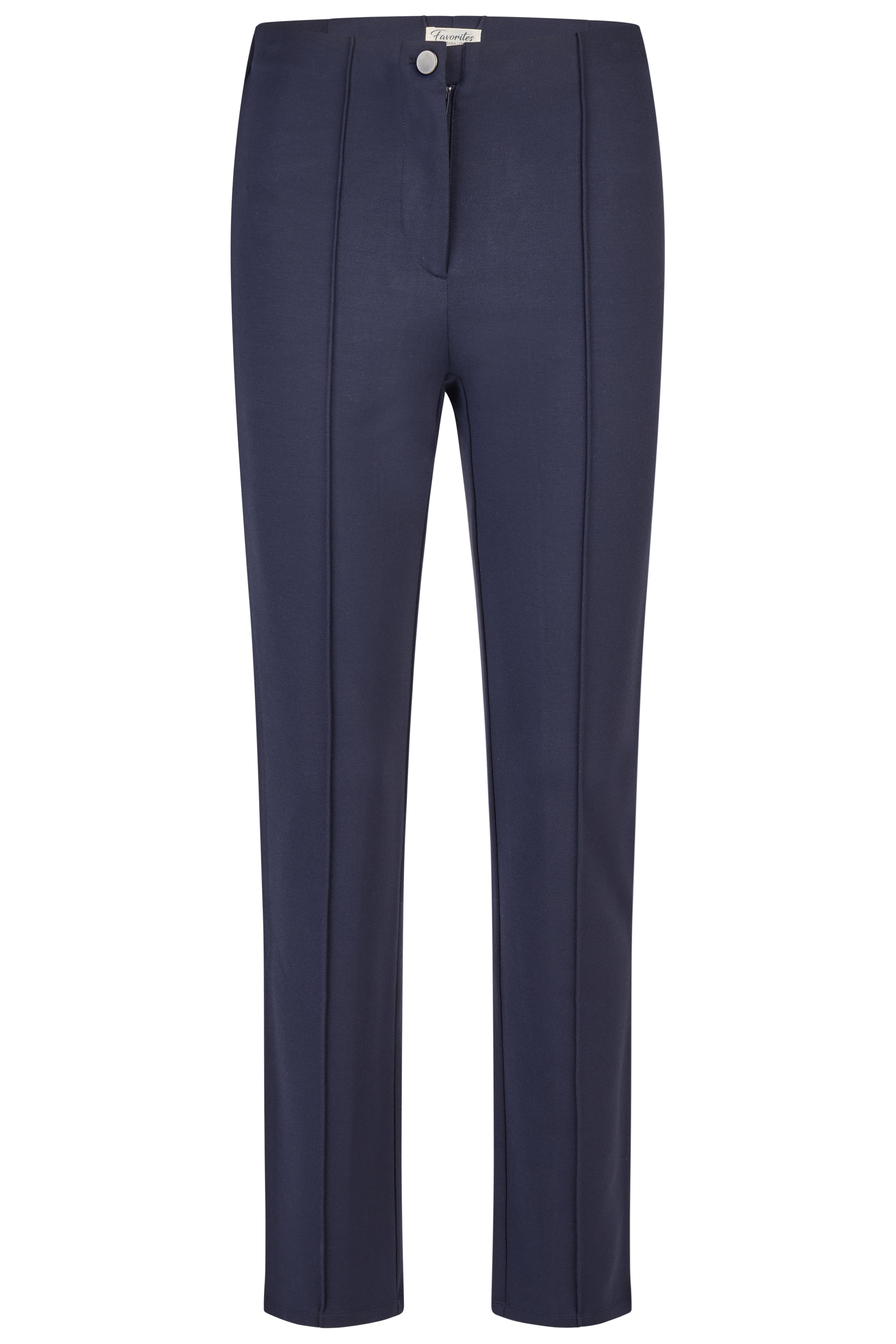 Navy Tapered Trousers - 36560052