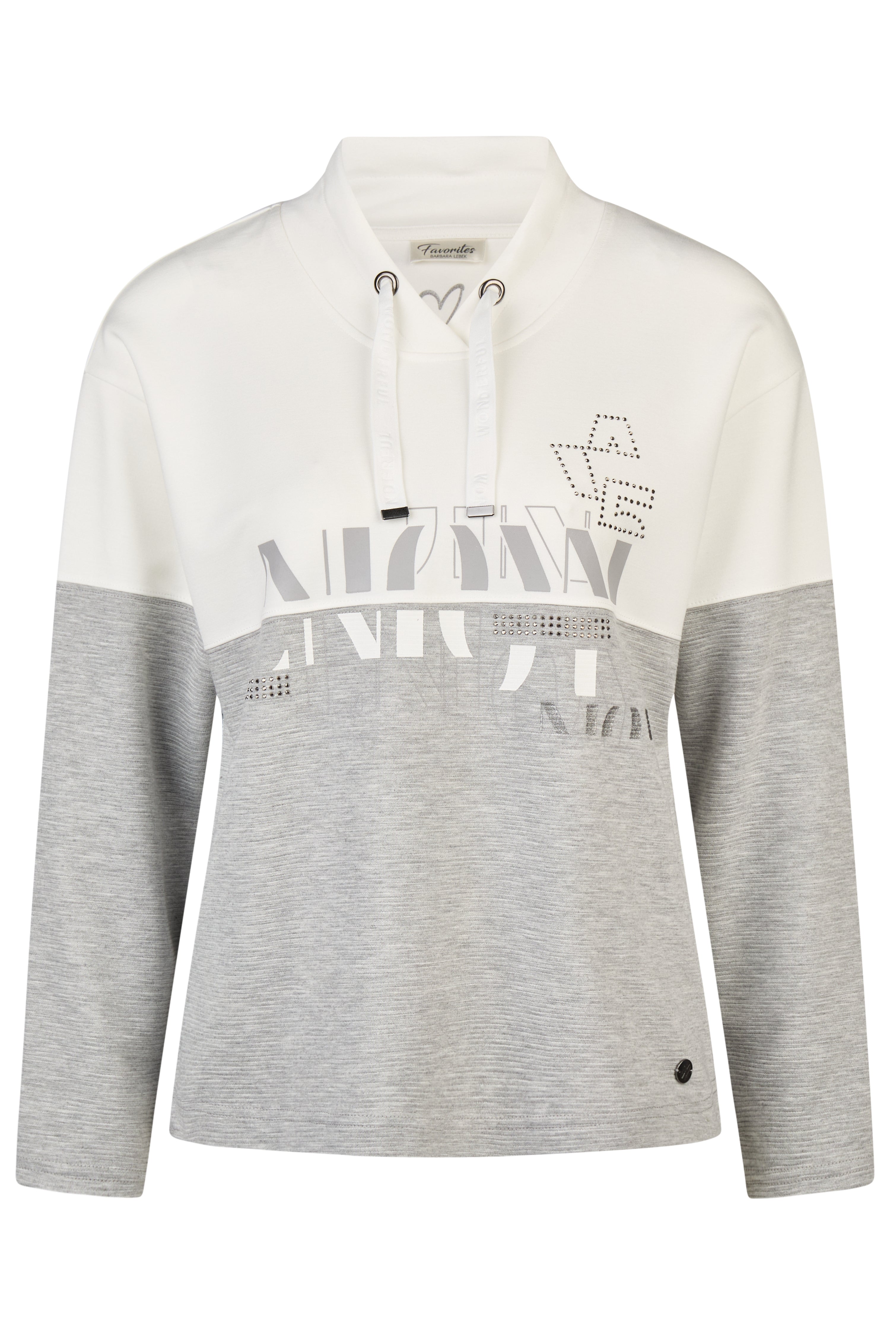 Steel Front Print Sweatshirt - 36120052