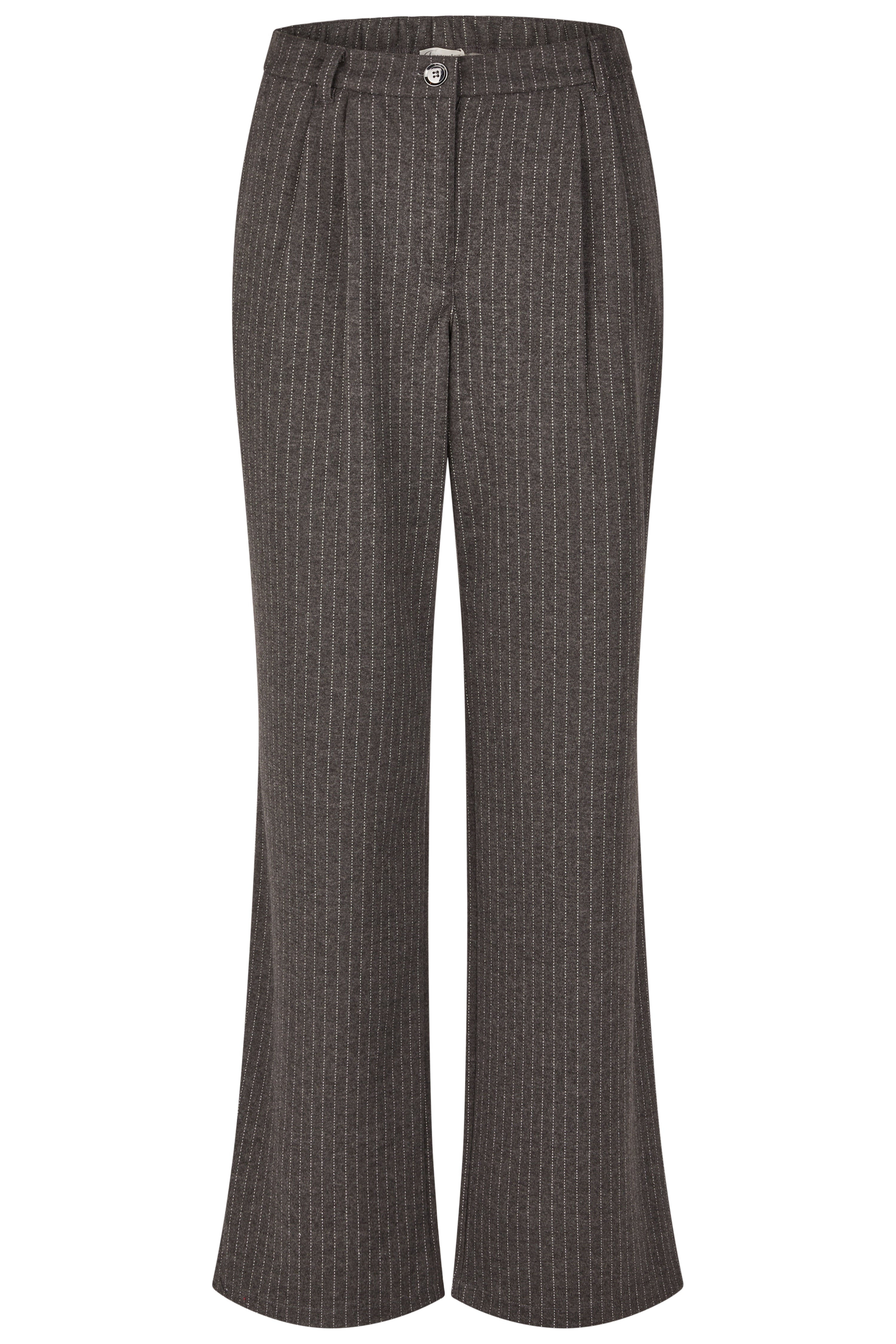 Titanium Pinstripe Trousers - 36320052