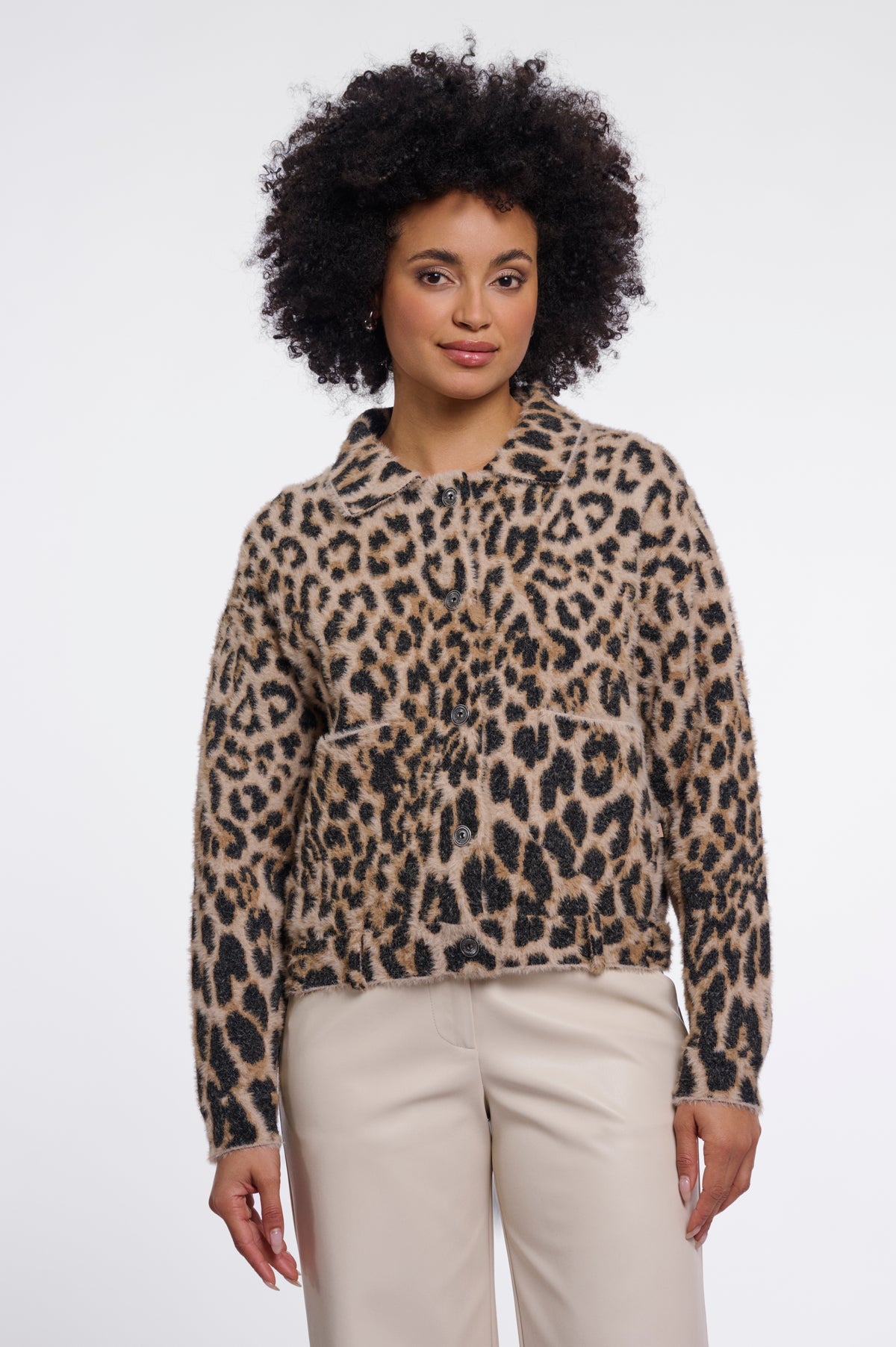Bubbly Light Leopard Jacket - 5012611