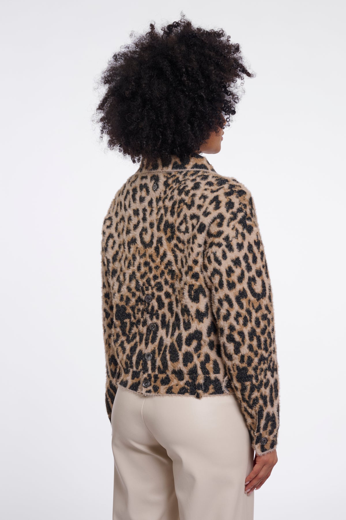 Bubbly Light Leopard Jacket - 5012611