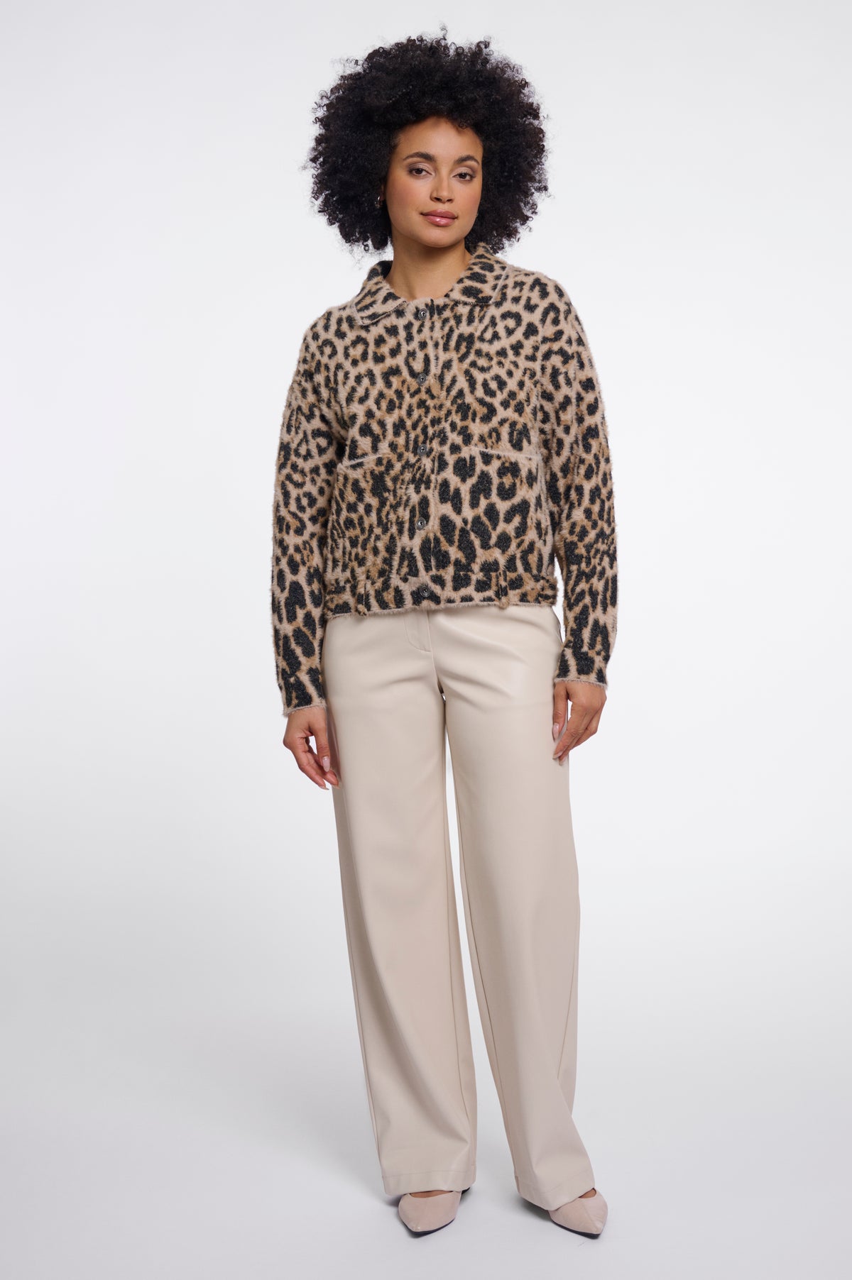 Bubbly Light Leopard Jacket - 5012611