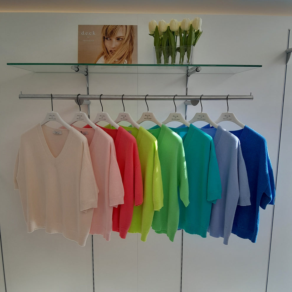 Aqua Short Sleeve Knit - 57714