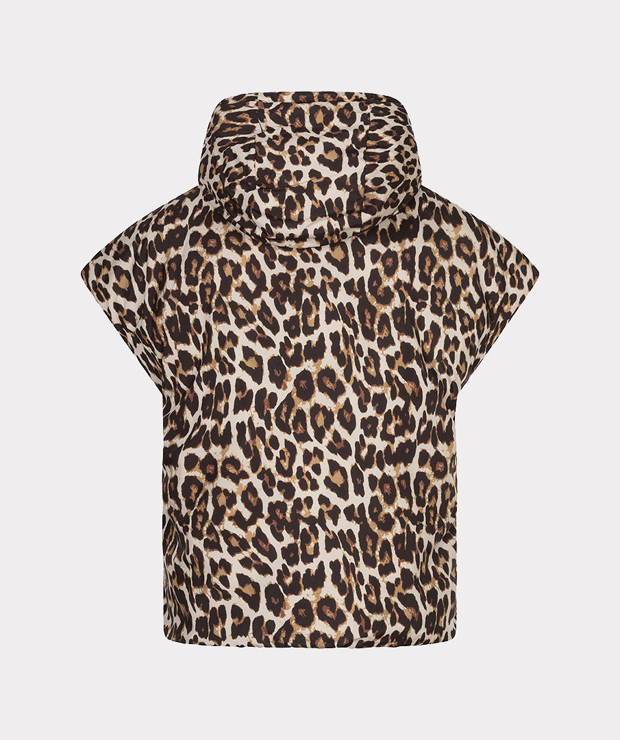 Sand Leopard Reversible Poncho - 37511