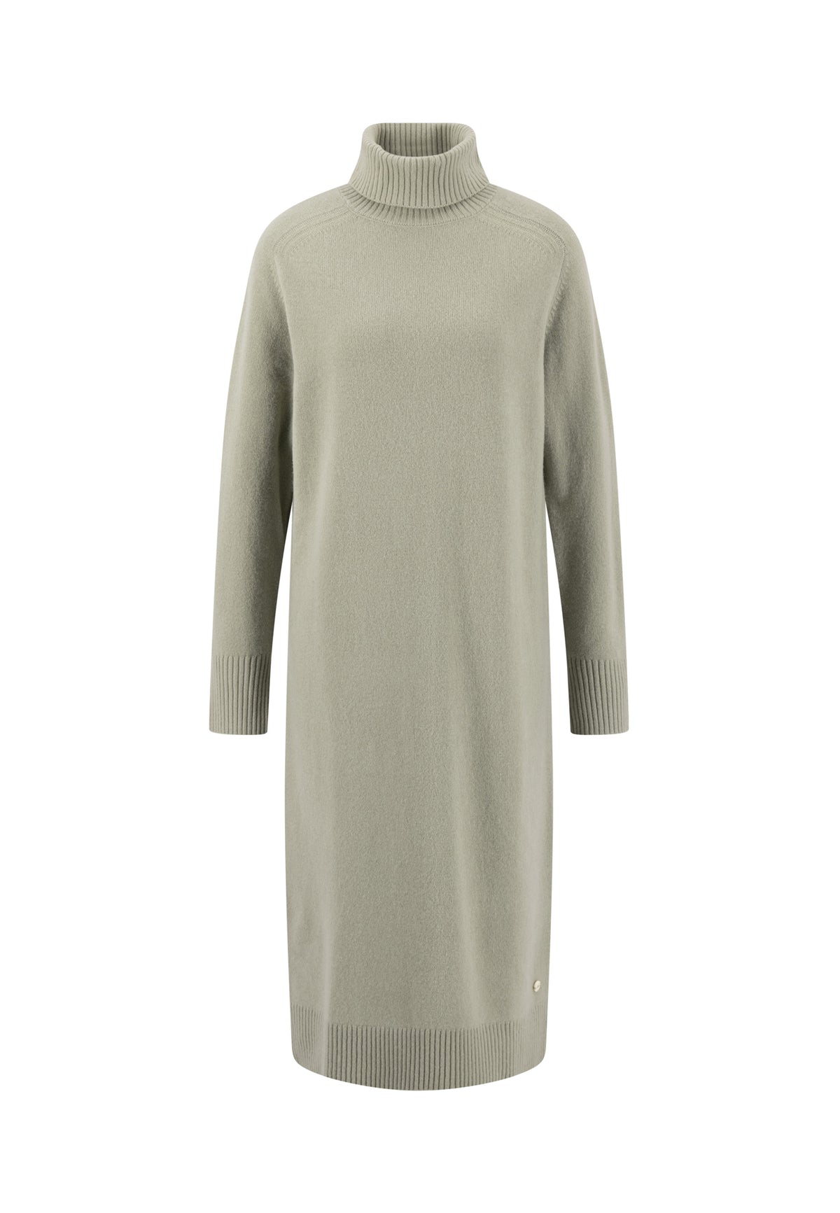 Dusty Green Merino Wool Dress - 26097441