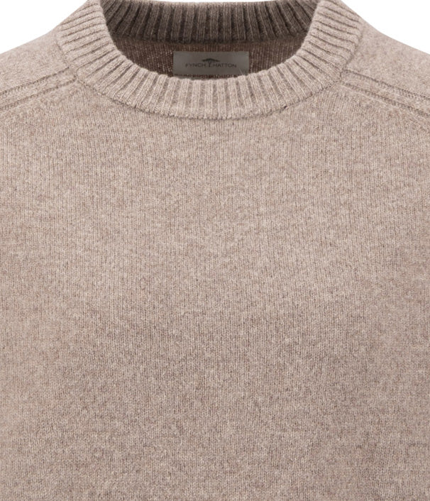 Urban Taupe Merino Sweater - 26097442