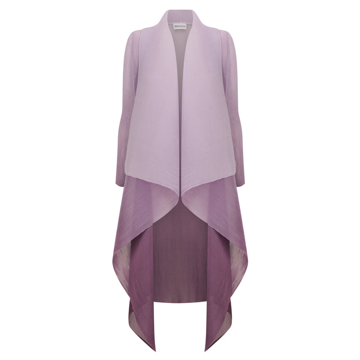 Foggy Lavender Estrella Dress & Collare Coat