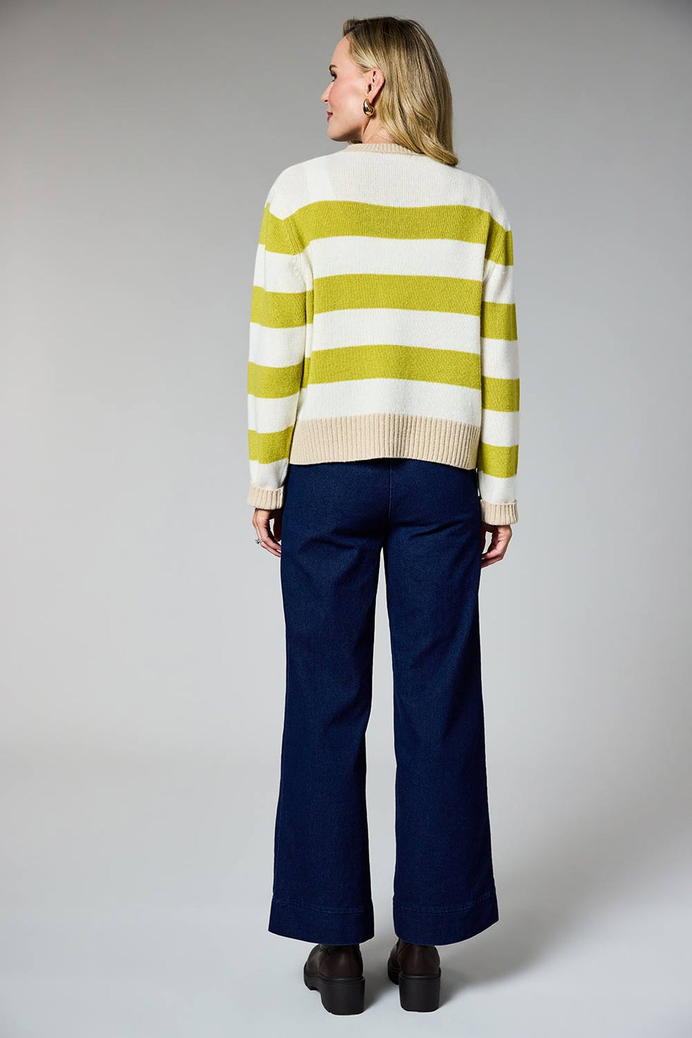 Mustard Stripe Knit - G008