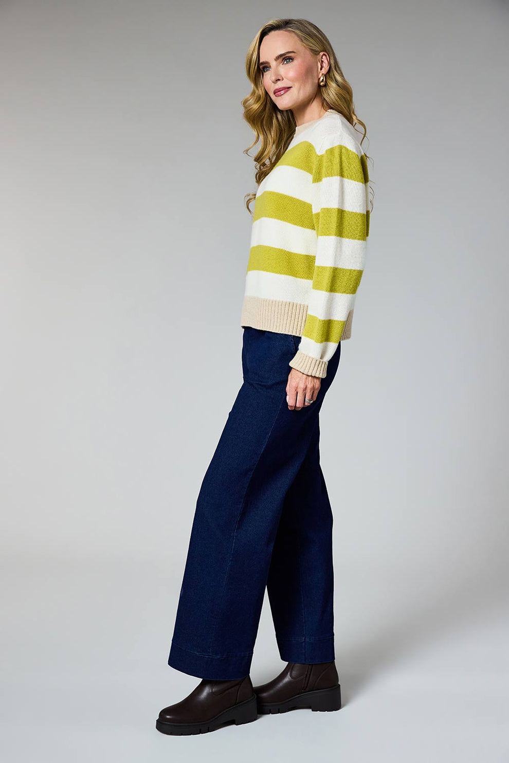 Mustard Stripe Knit - G008