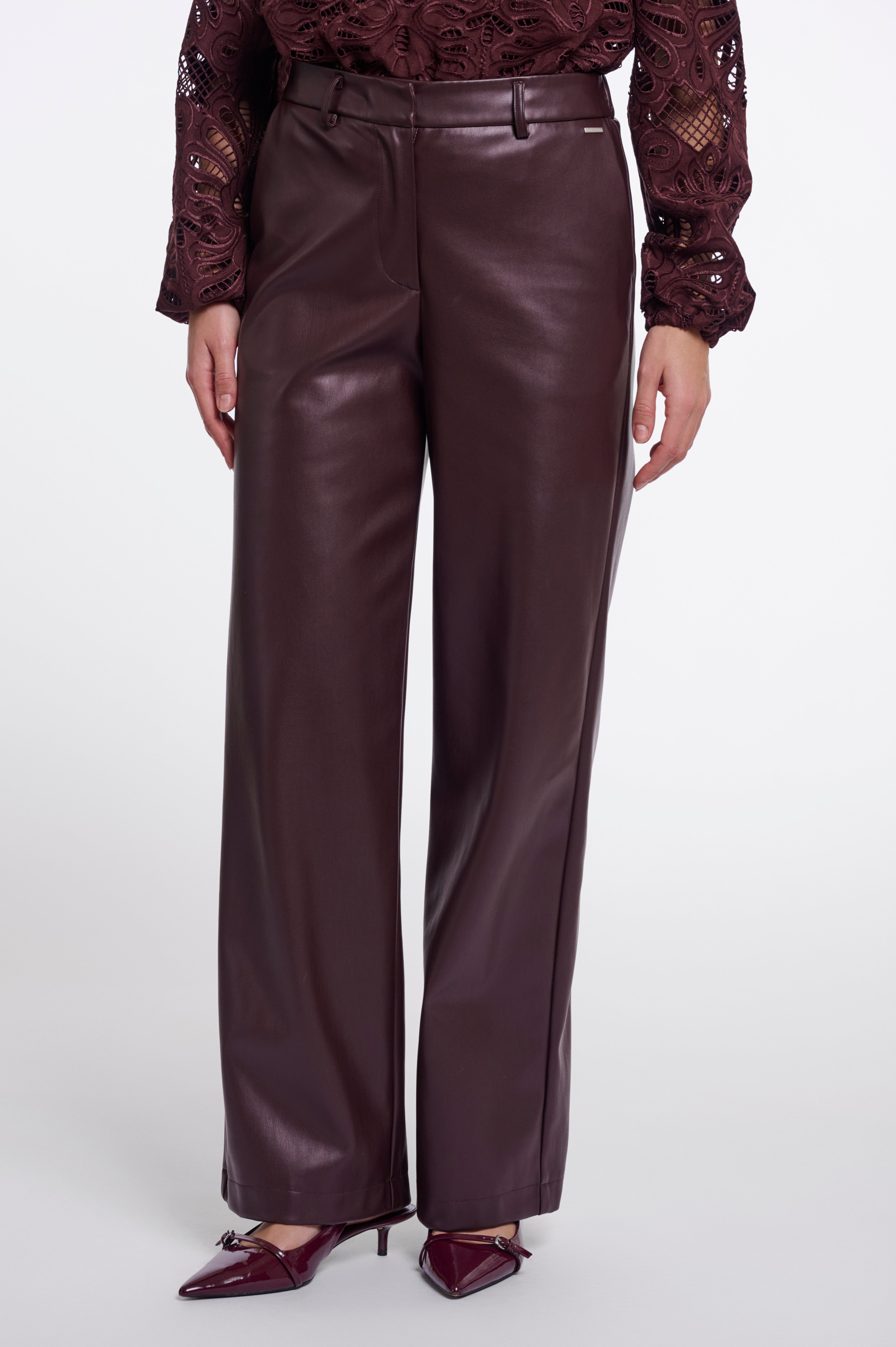 Georgina Chocolate Bean Trousers - 7502611