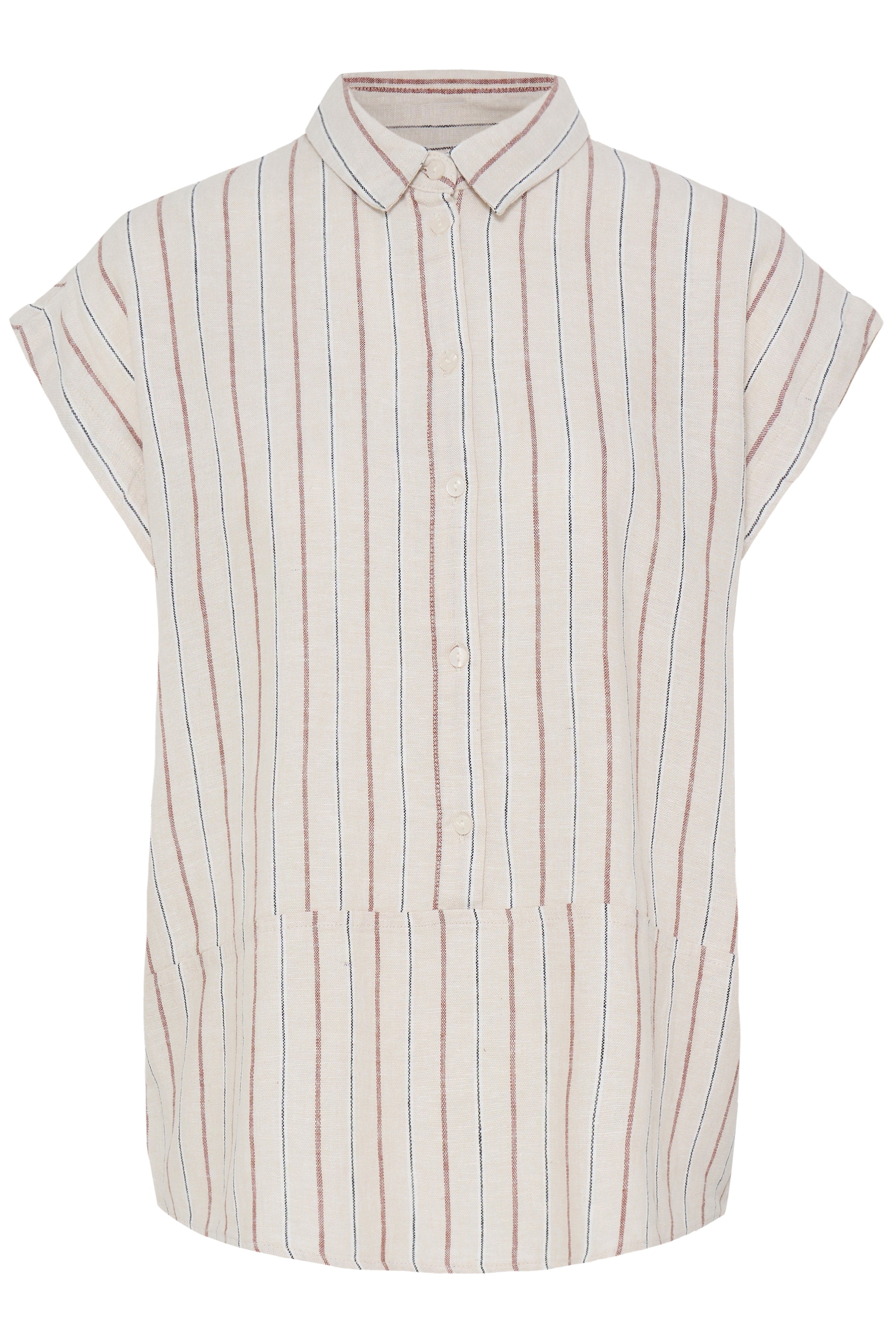 Linno Brown Stripe Shirt - 20122922