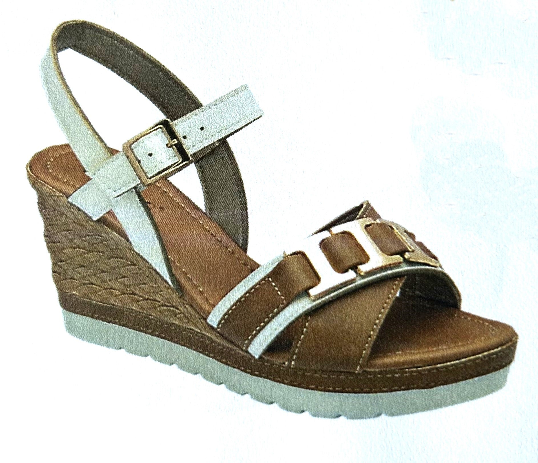 Bardolino Wedge Sandals - ULP292
